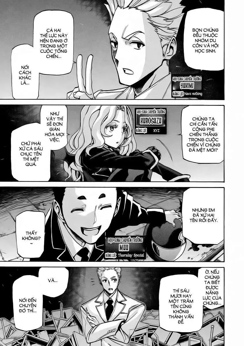 Sentou Hakai Gakuen Dangerous Chapter 12 - Trang 11