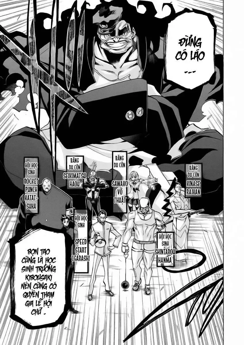 Sentou Hakai Gakuen Dangerous Chapter 14.1 - Trang 8