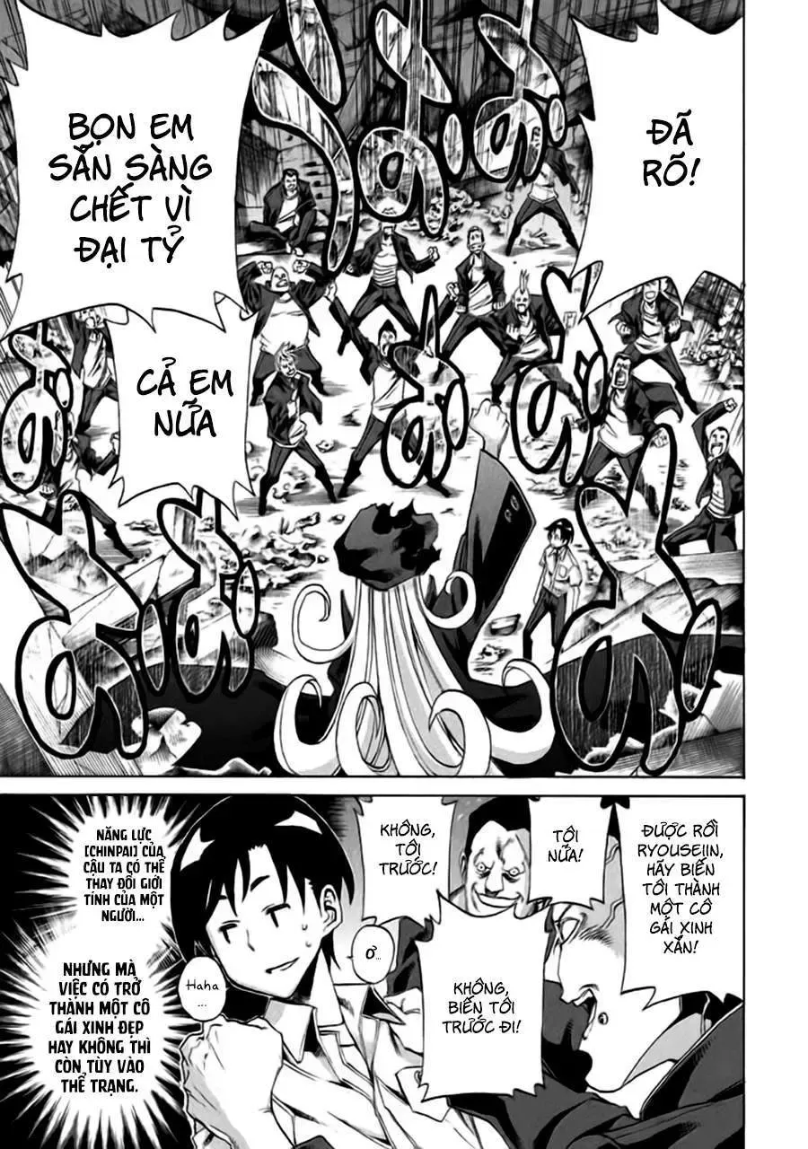 Sentou Hakai Gakuen Dangerous Chapter 8 - Trang 14