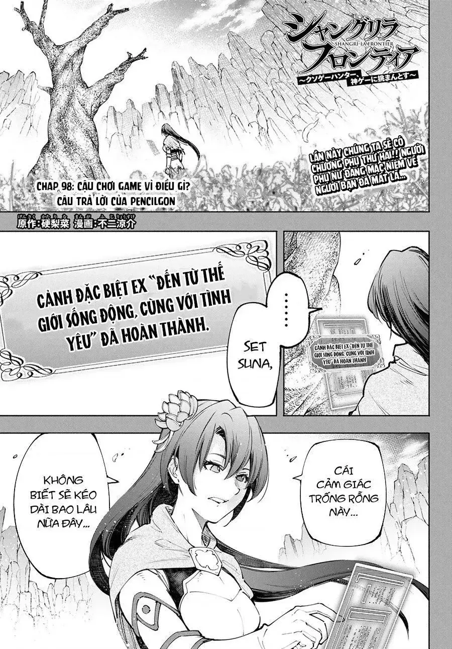 Shangri-La Frontier ~Kusoge Hunter, Kami-Gee Ni Idoman To Su~ Chapter 98 - Trang 4