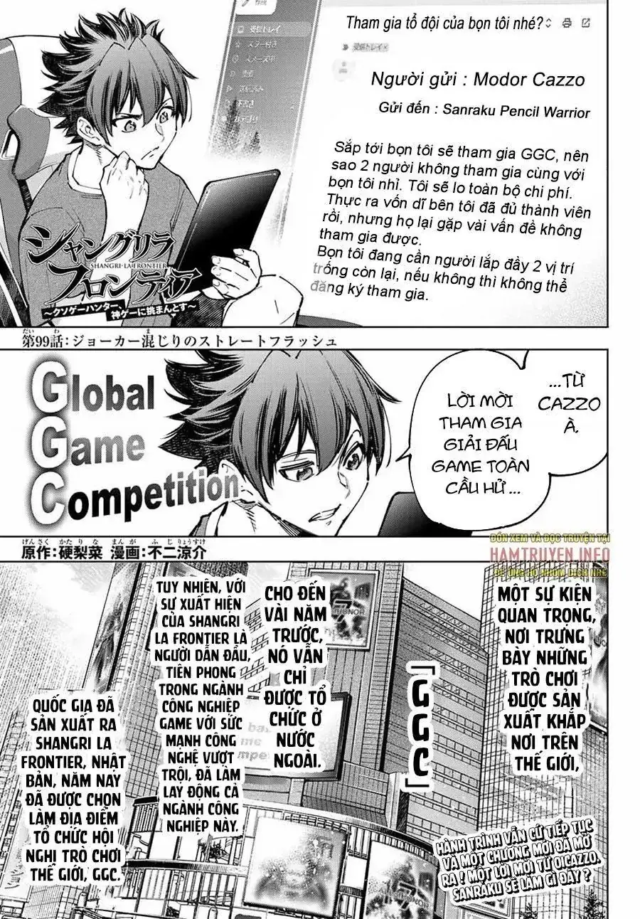 Shangri-La Frontier ~Kusoge Hunter, Kami-Gee Ni Idoman To Su~ Chapter 99 - Trang 4
