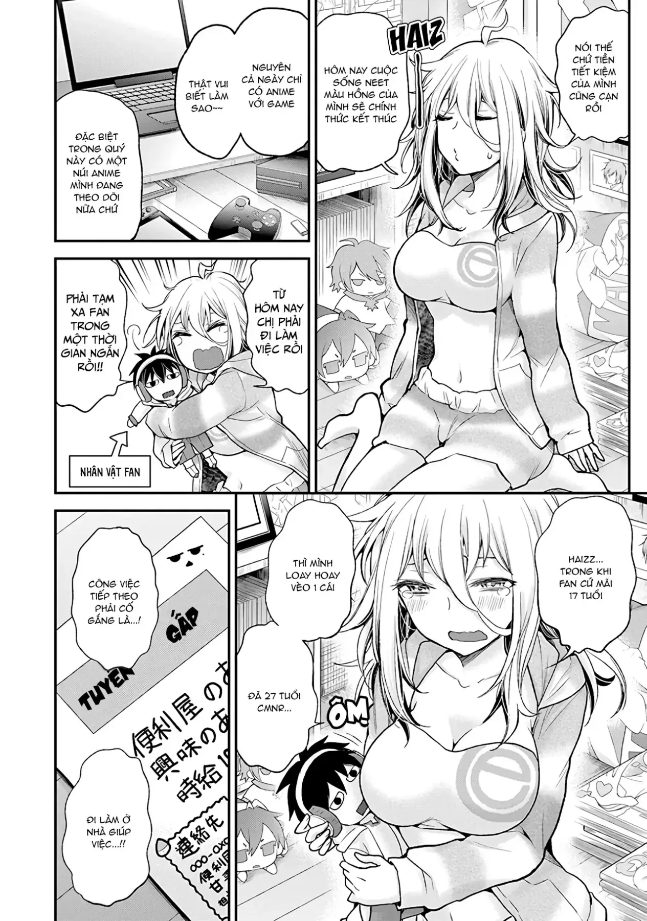 Shingeki No Eroko-San: Hen Na Oneesan Wa Danshi Kousei To Nakayoku Naritai Chapter 1 - Trang 7