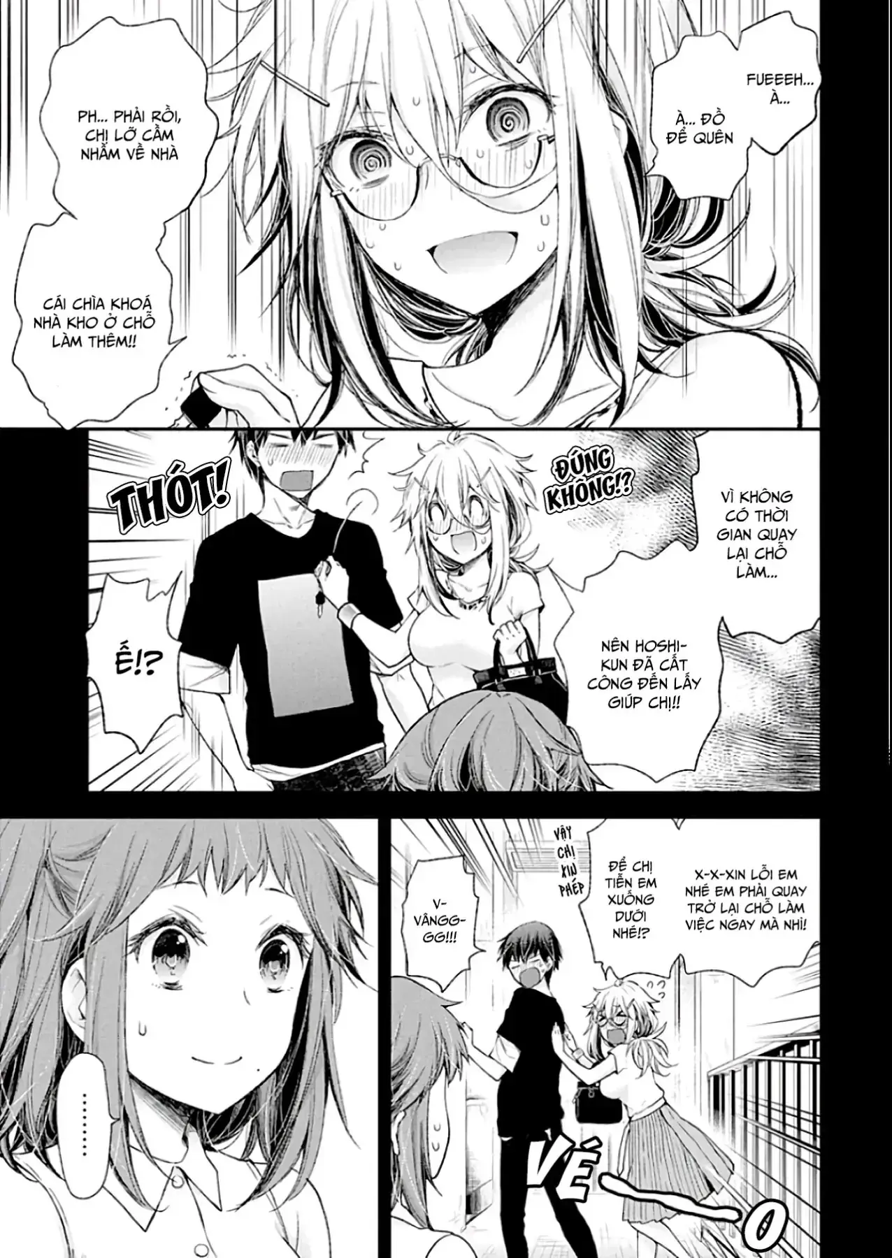 Shingeki No Eroko-San: Hen Na Oneesan Wa Danshi Kousei To Nakayoku Naritai Chapter 10 - Trang 4