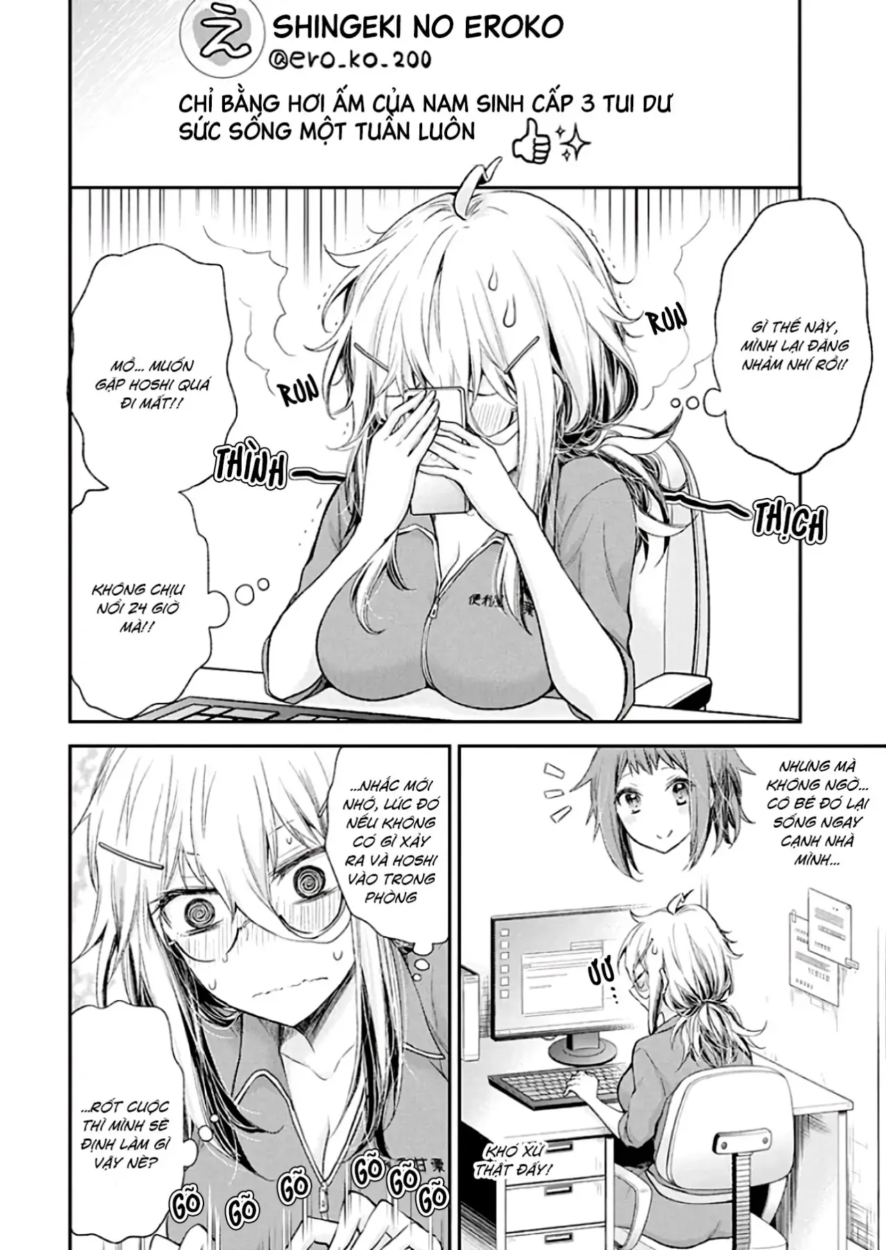 Shingeki No Eroko-San: Hen Na Oneesan Wa Danshi Kousei To Nakayoku Naritai Chapter 10 - Trang 9