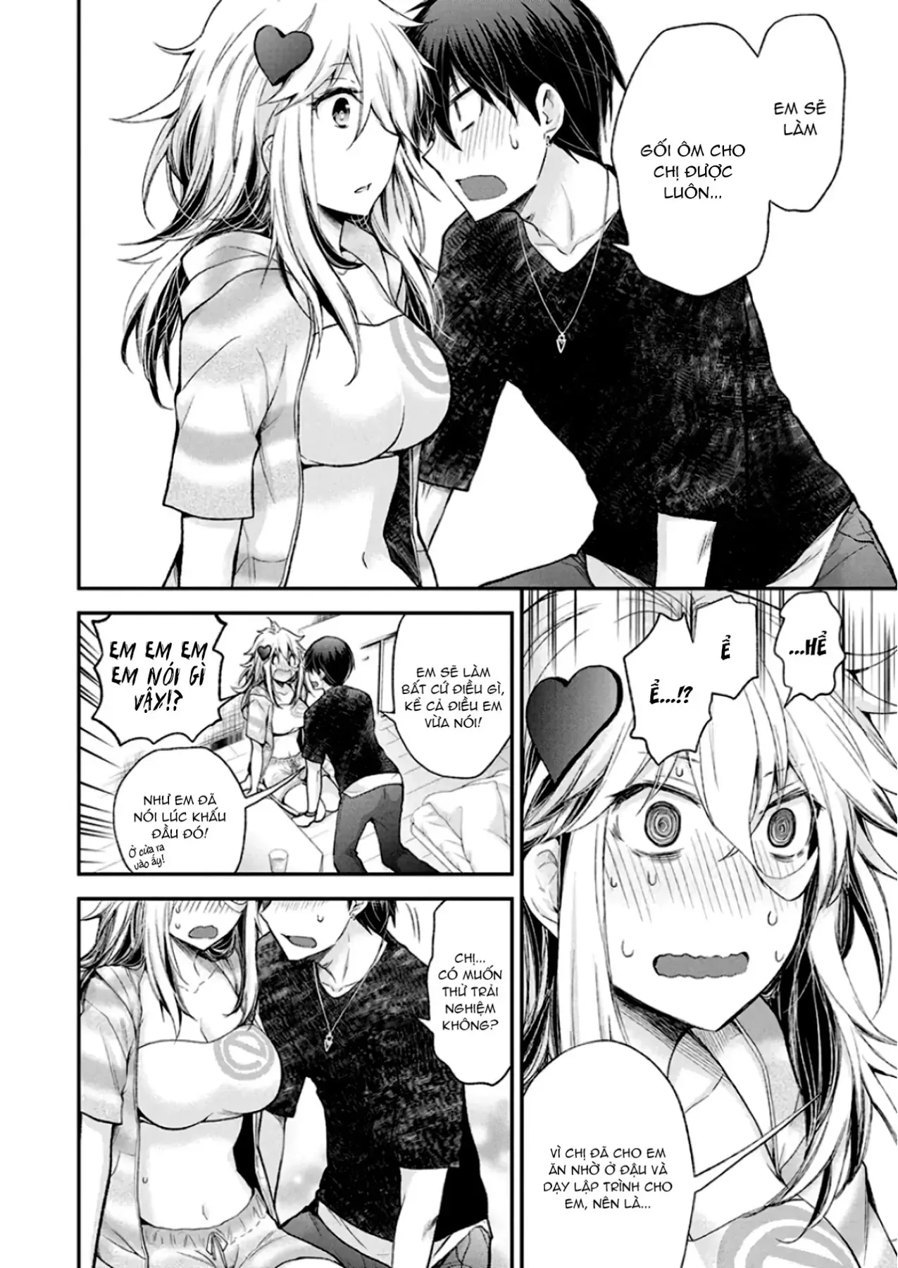 Shingeki No Eroko-San: Hen Na Oneesan Wa Danshi Kousei To Nakayoku Naritai Chapter 11 - Trang 14