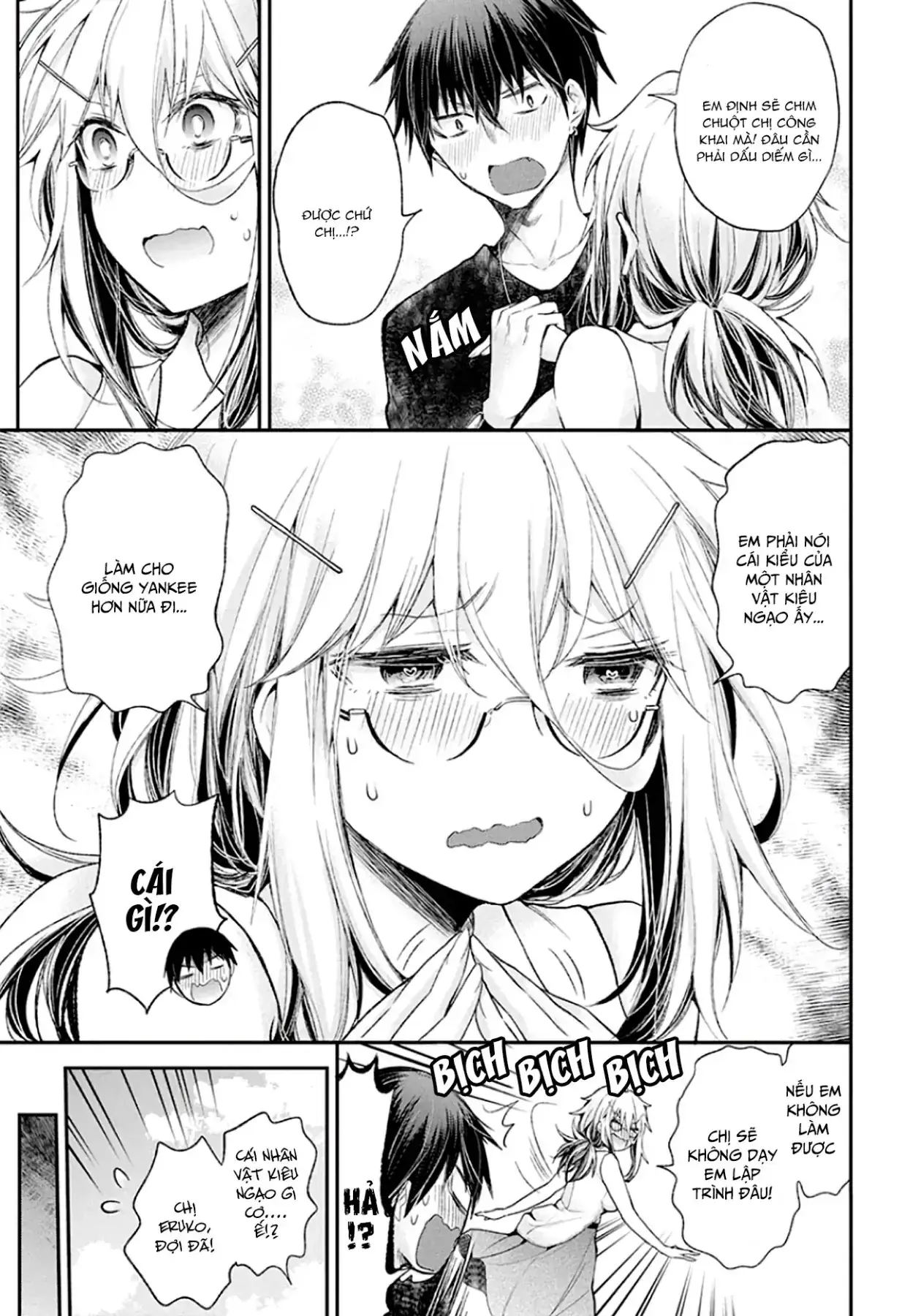 Shingeki No Eroko-San: Hen Na Oneesan Wa Danshi Kousei To Nakayoku Naritai Chapter 12 - Trang 14
