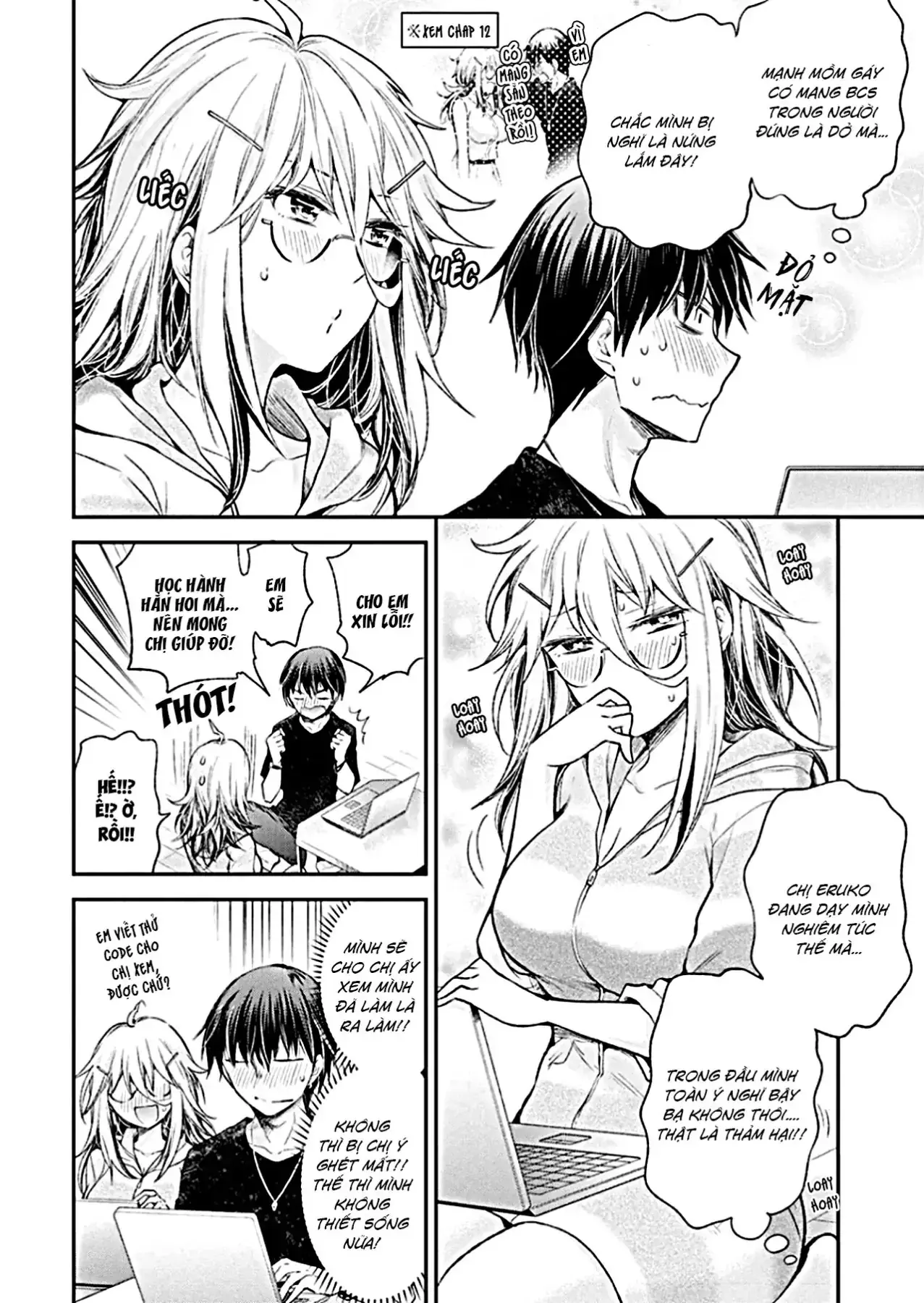 Shingeki No Eroko-San: Hen Na Oneesan Wa Danshi Kousei To Nakayoku Naritai Chapter 13 - Trang 5