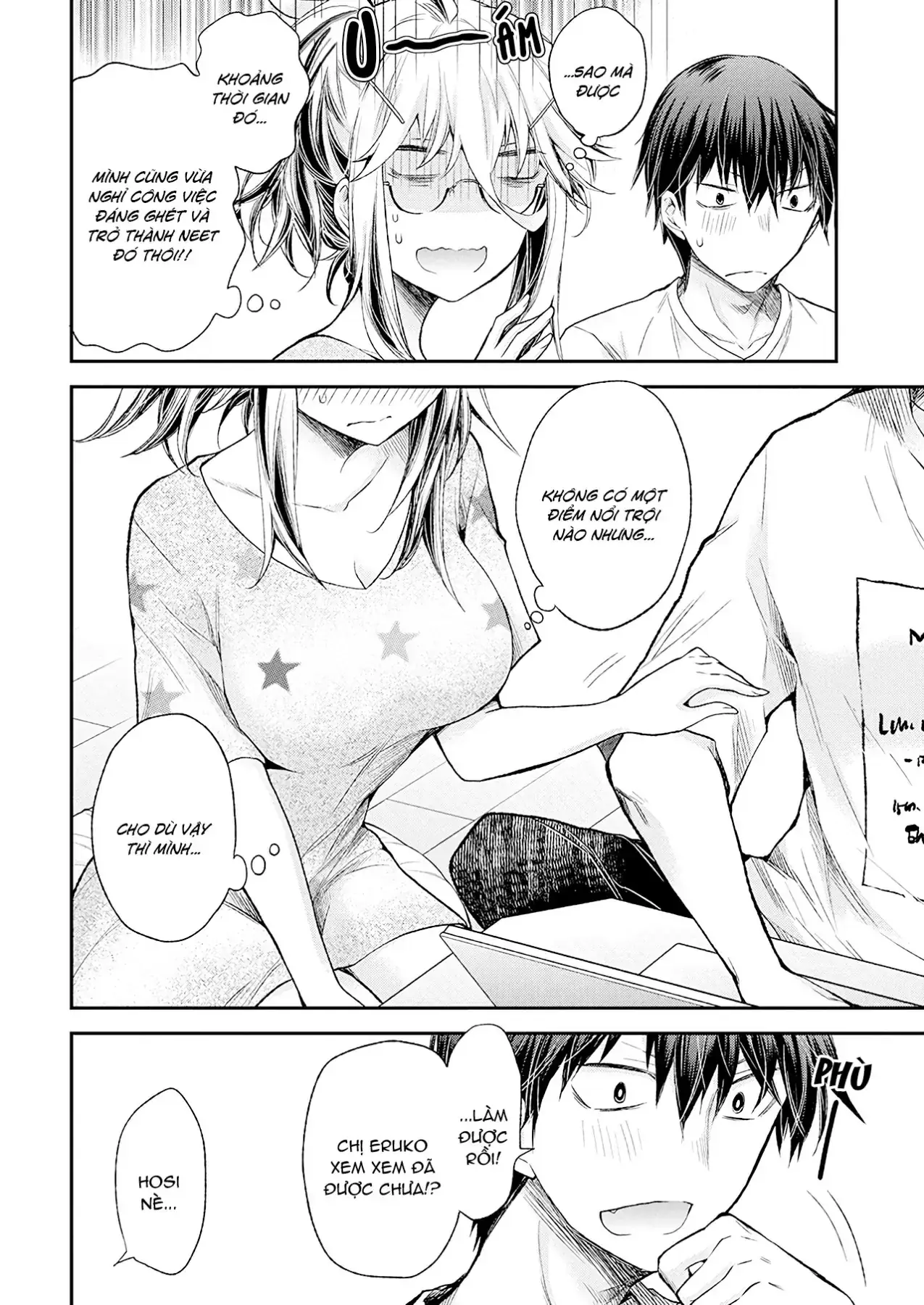Shingeki No Eroko-San: Hen Na Oneesan Wa Danshi Kousei To Nakayoku Naritai Chapter 14 - Trang 17