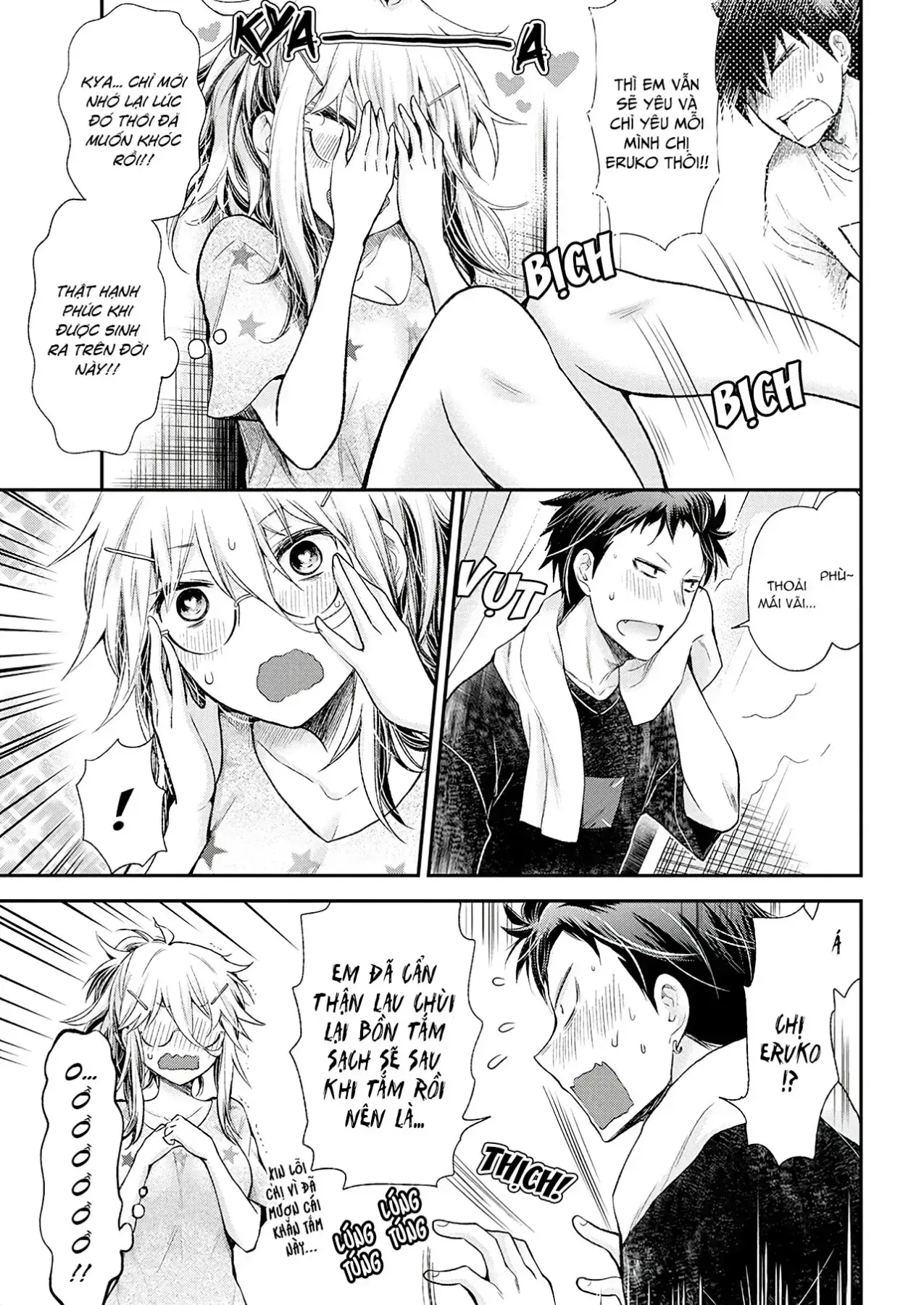 Shingeki No Eroko-San: Hen Na Oneesan Wa Danshi Kousei To Nakayoku Naritai Chapter 15 - Trang 13