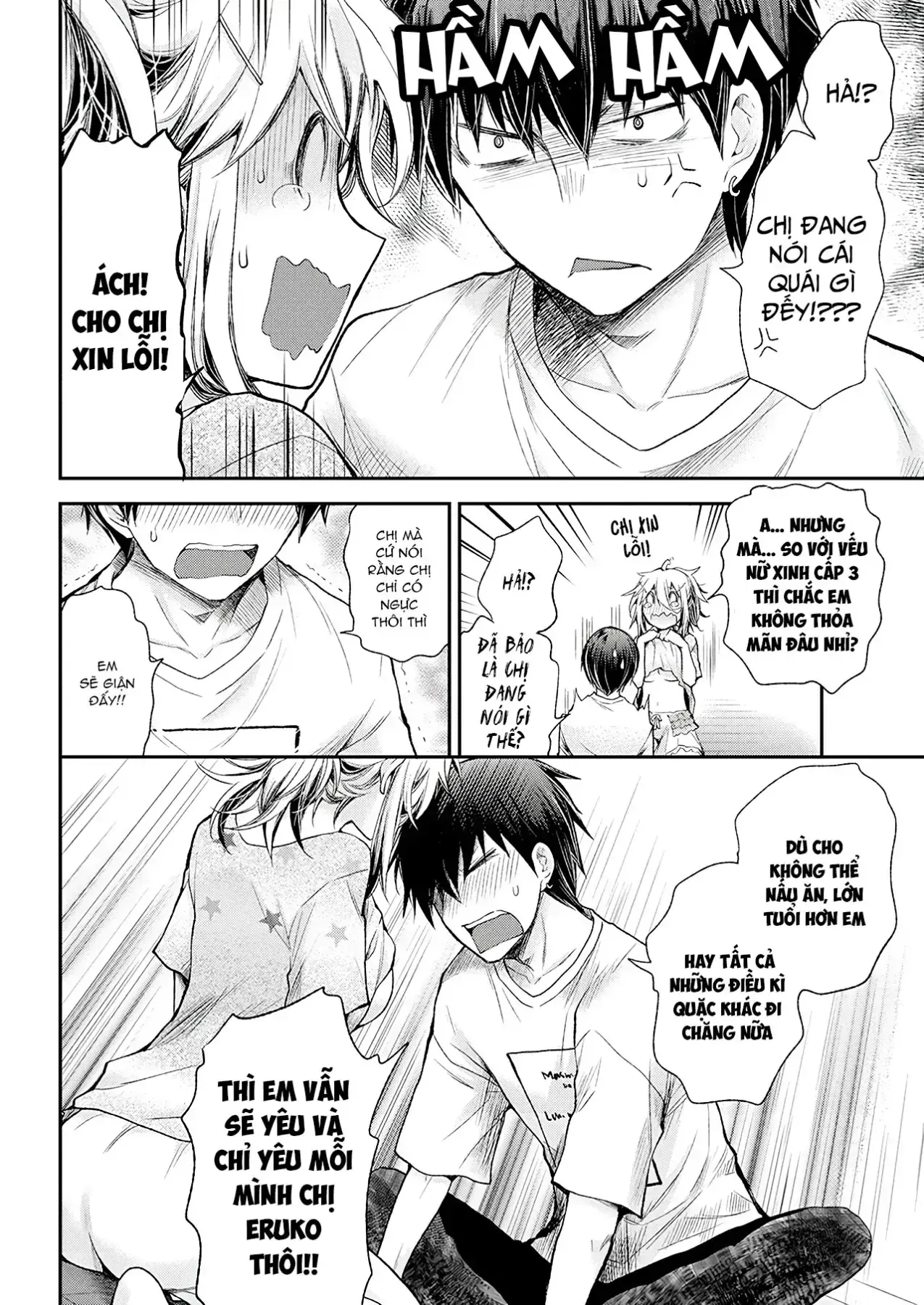 Shingeki No Eroko-San: Hen Na Oneesan Wa Danshi Kousei To Nakayoku Naritai Chapter 15 - Trang 6