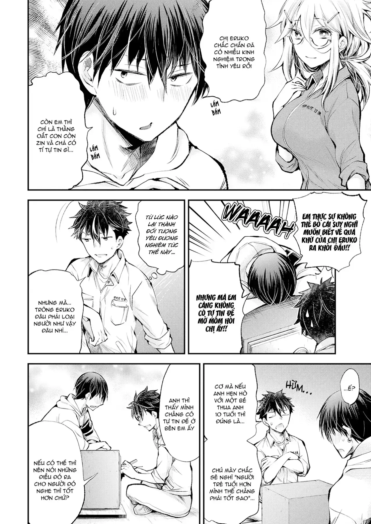 Shingeki No Eroko-San: Hen Na Oneesan Wa Danshi Kousei To Nakayoku Naritai Chapter 16 - Trang 14