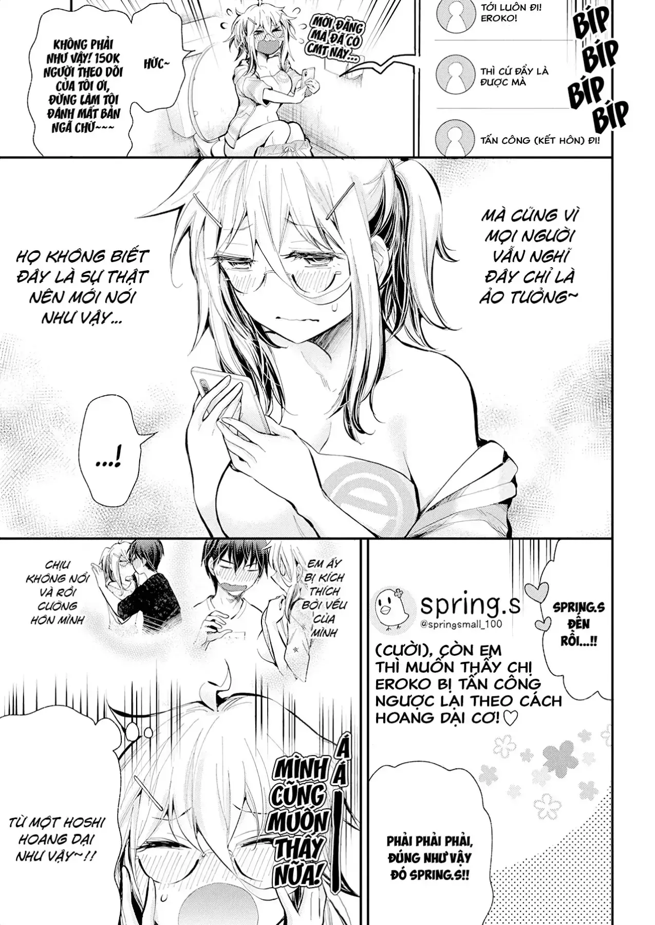 Shingeki No Eroko-San: Hen Na Oneesan Wa Danshi Kousei To Nakayoku Naritai Chapter 17 - Trang 10