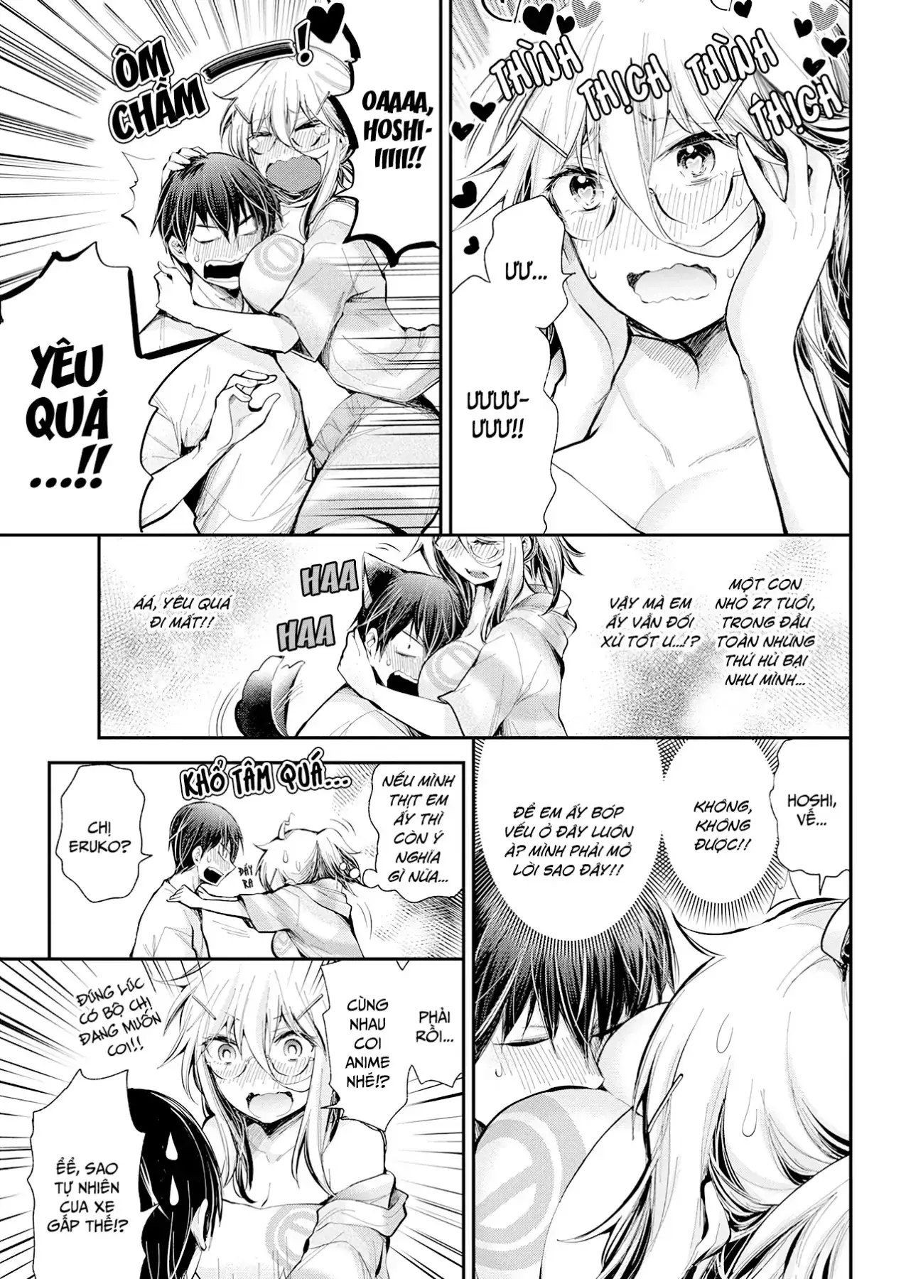 Shingeki No Eroko-San: Hen Na Oneesan Wa Danshi Kousei To Nakayoku Naritai Chapter 17 - Trang 12