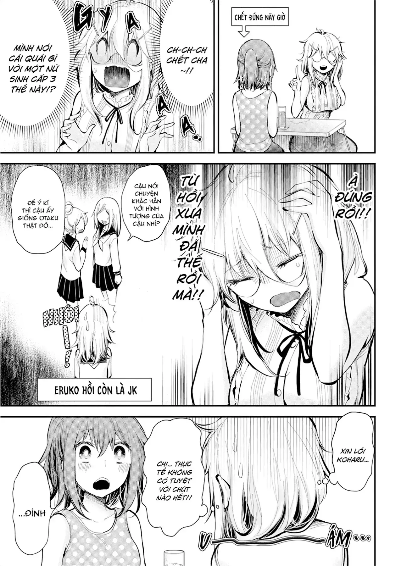 Shingeki No Eroko-San: Hen Na Oneesan Wa Danshi Kousei To Nakayoku Naritai Chapter 18 - Trang 14