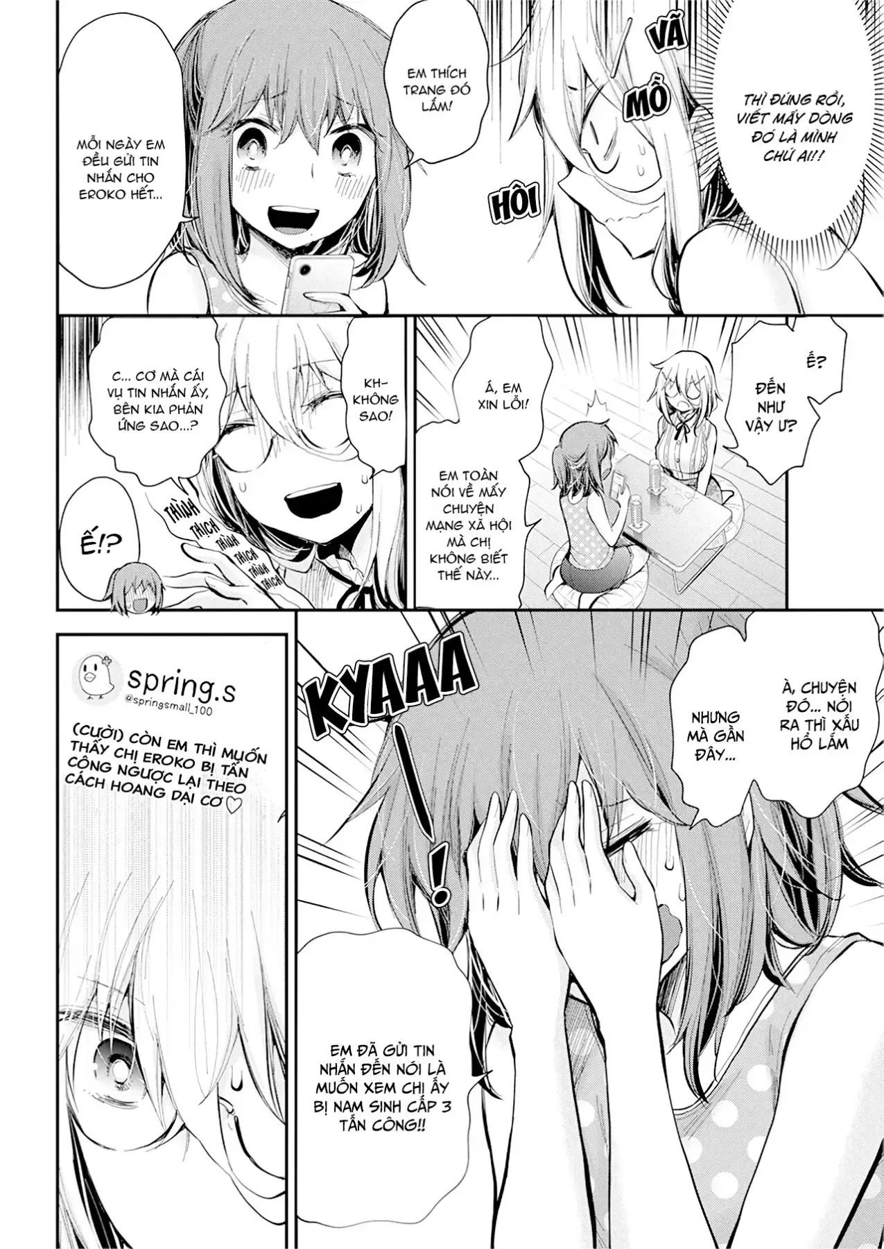Shingeki No Eroko-San: Hen Na Oneesan Wa Danshi Kousei To Nakayoku Naritai Chapter 18 - Trang 17