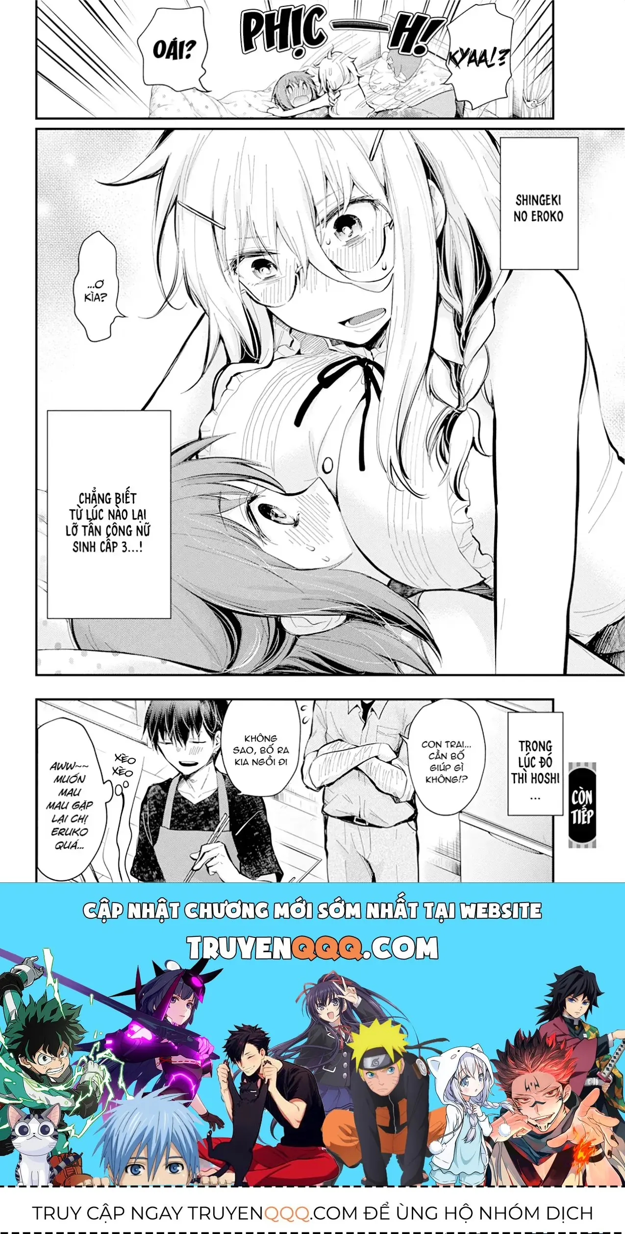 Shingeki No Eroko-San: Hen Na Oneesan Wa Danshi Kousei To Nakayoku Naritai Chapter 18 - Trang 21