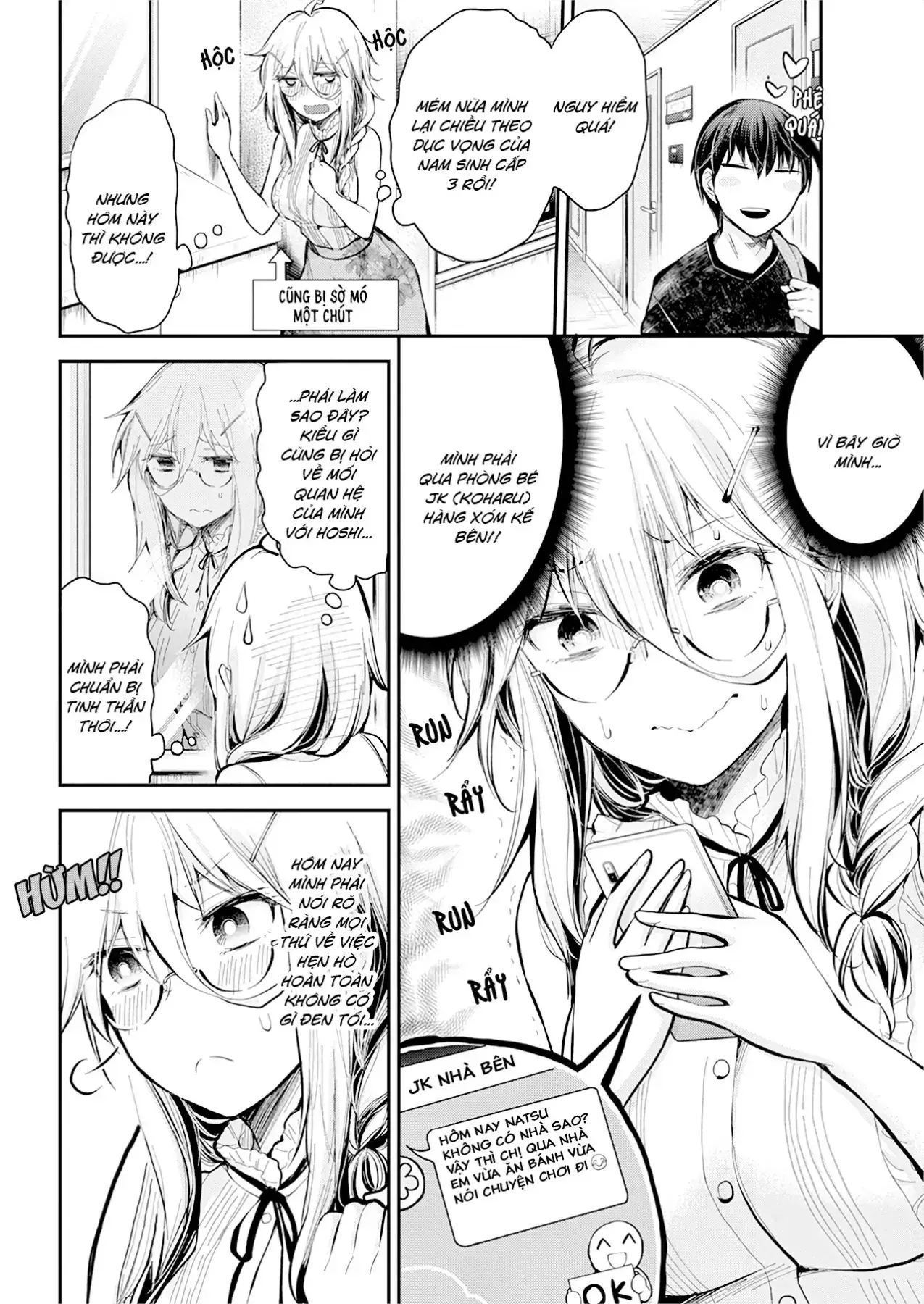 Shingeki No Eroko-San: Hen Na Oneesan Wa Danshi Kousei To Nakayoku Naritai Chapter 18 - Trang 5
