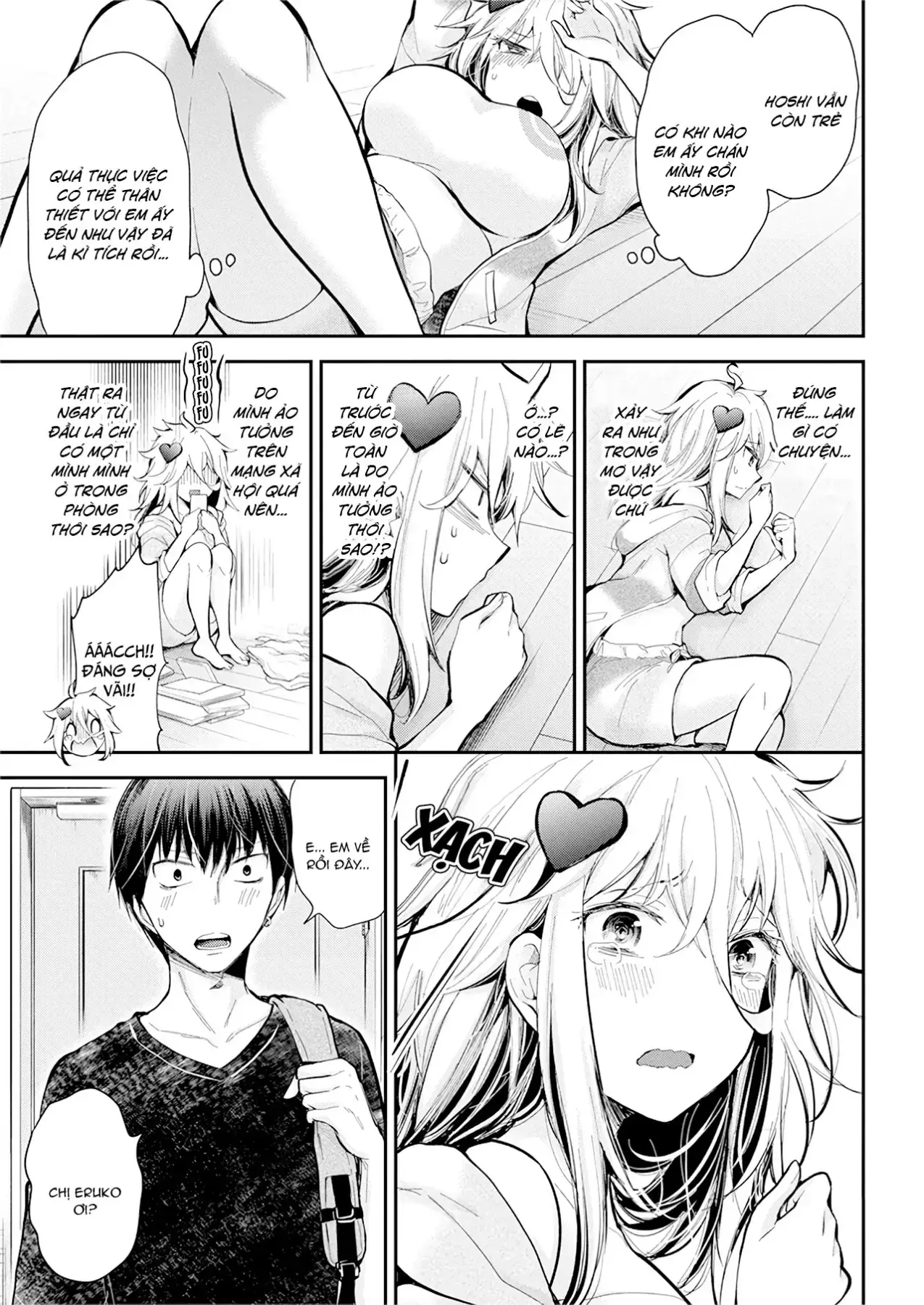 Shingeki No Eroko-San: Hen Na Oneesan Wa Danshi Kousei To Nakayoku Naritai Chapter 19 - Trang 12