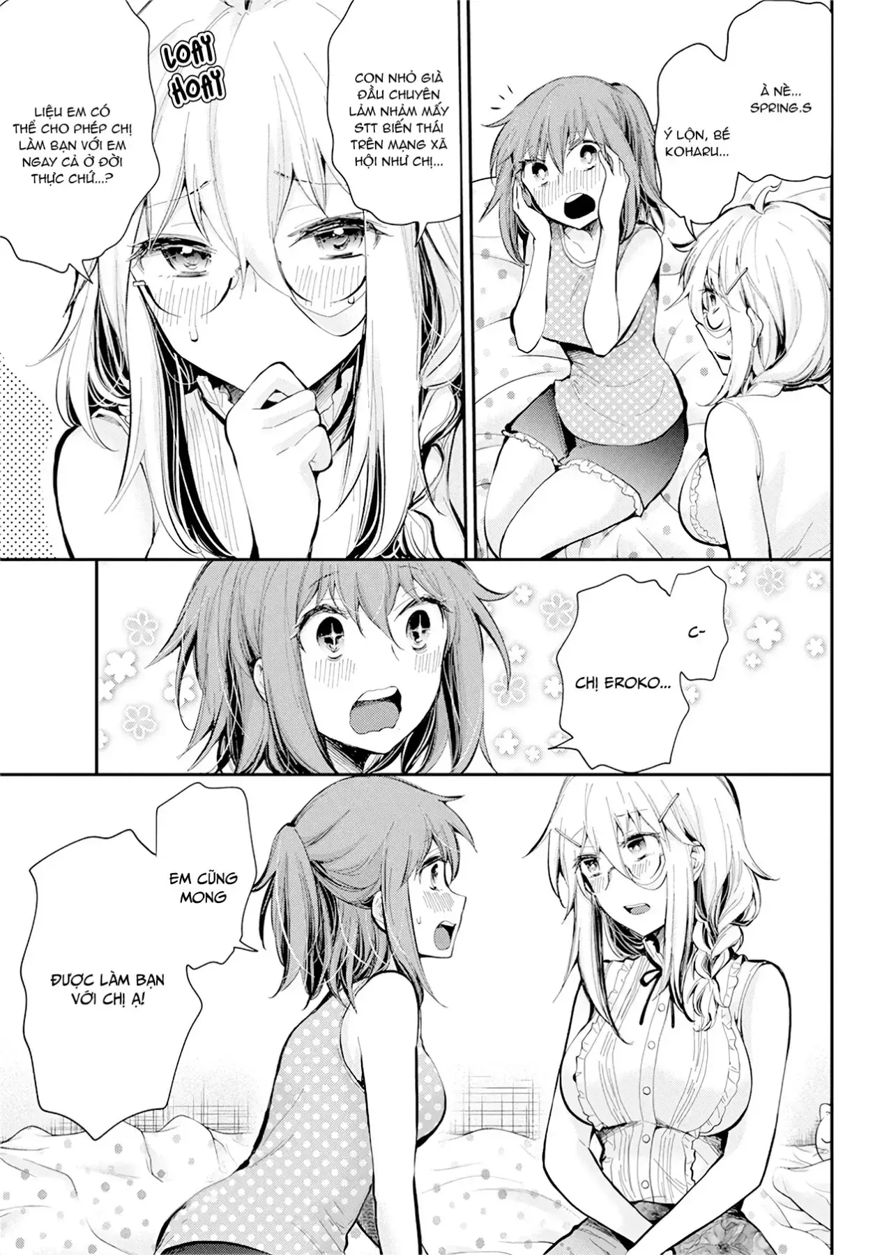 Shingeki No Eroko-San: Hen Na Oneesan Wa Danshi Kousei To Nakayoku Naritai Chapter 19 - Trang 4