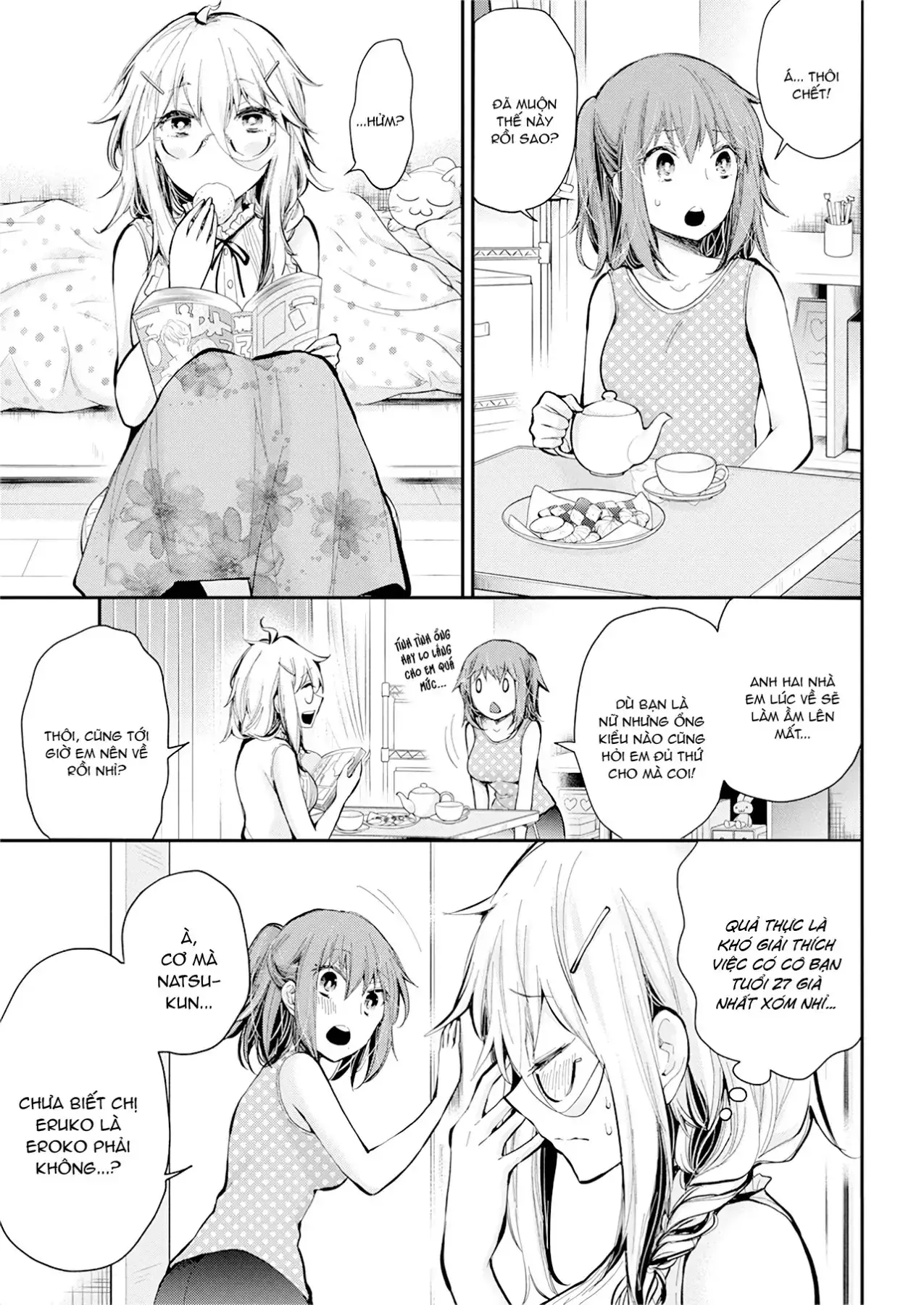 Shingeki No Eroko-San: Hen Na Oneesan Wa Danshi Kousei To Nakayoku Naritai Chapter 19 - Trang 6