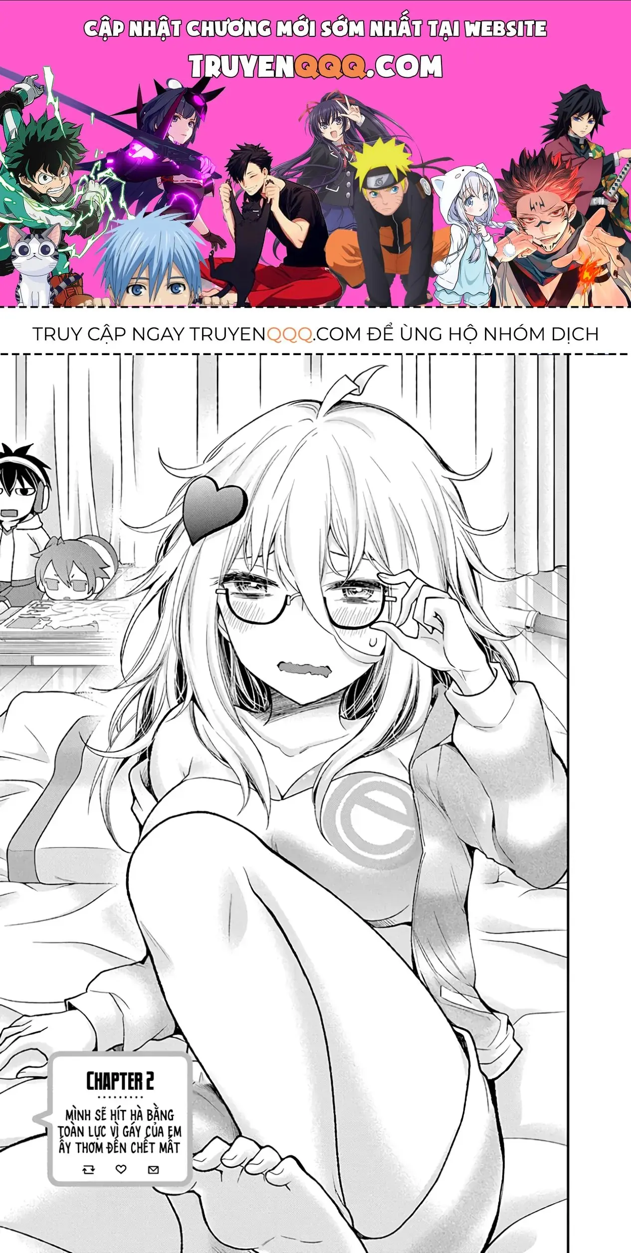 Shingeki No Eroko-San: Hen Na Oneesan Wa Danshi Kousei To Nakayoku Naritai Chapter 2 - Trang 2