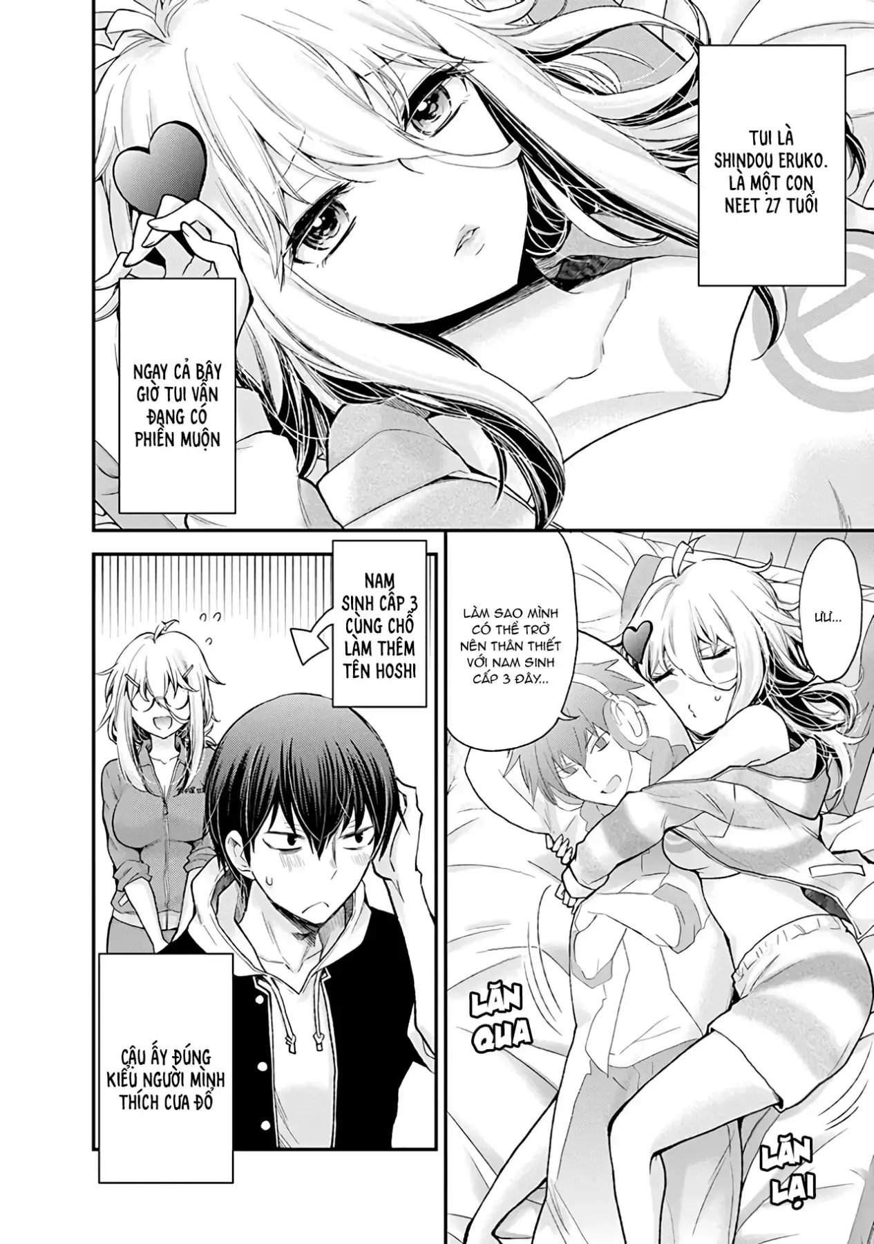 Shingeki No Eroko-San: Hen Na Oneesan Wa Danshi Kousei To Nakayoku Naritai Chapter 2 - Trang 3