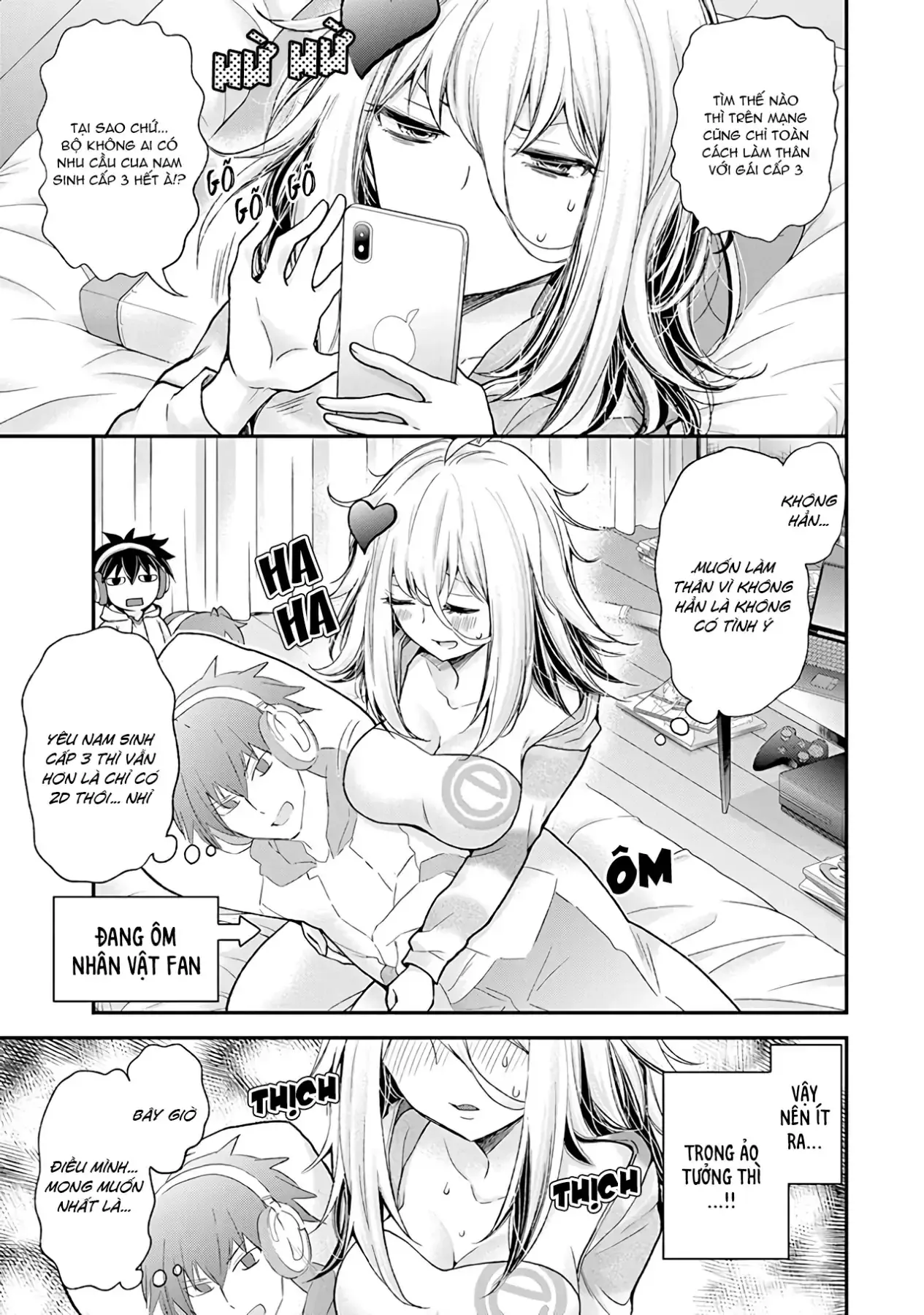Shingeki No Eroko-San: Hen Na Oneesan Wa Danshi Kousei To Nakayoku Naritai Chapter 2 - Trang 4