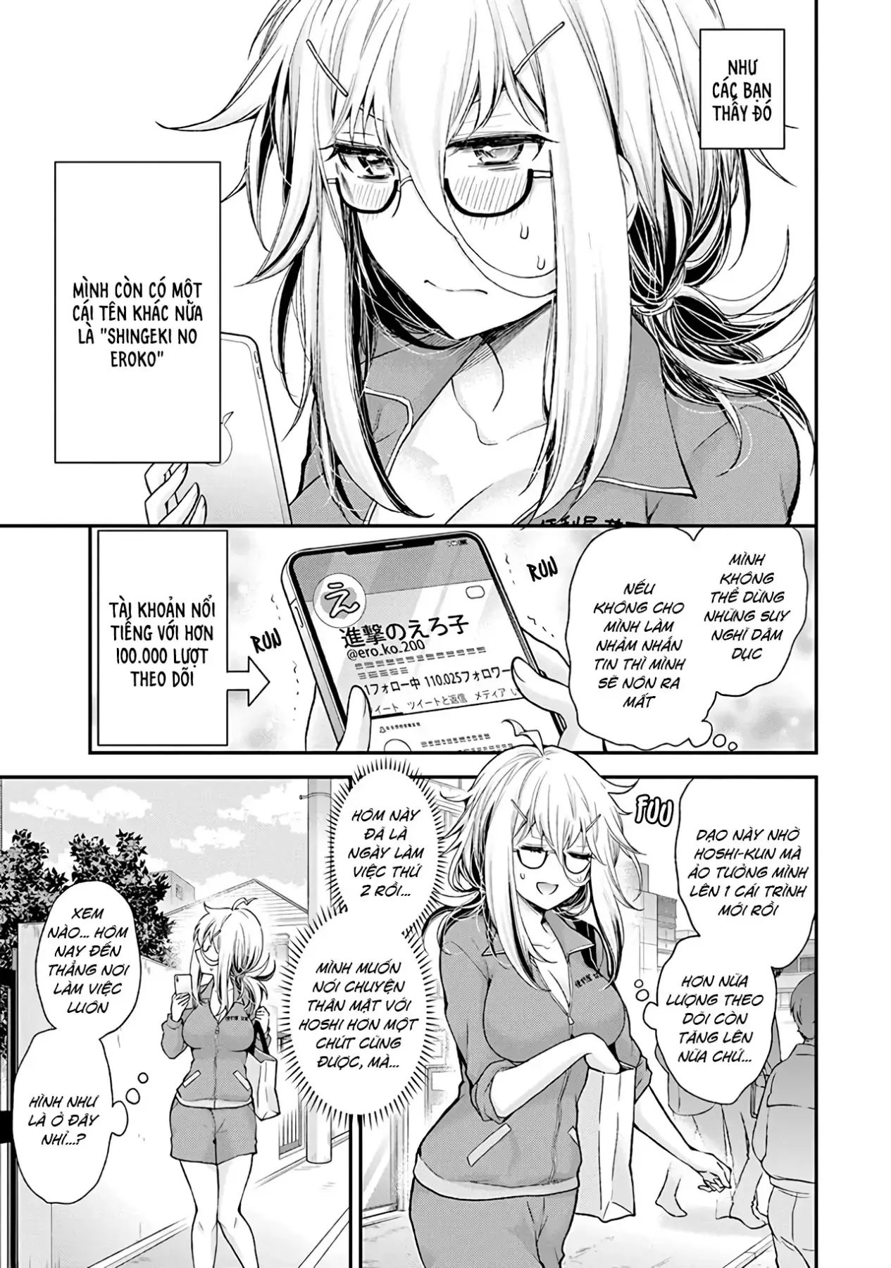 Shingeki No Eroko-San: Hen Na Oneesan Wa Danshi Kousei To Nakayoku Naritai Chapter 2 - Trang 6