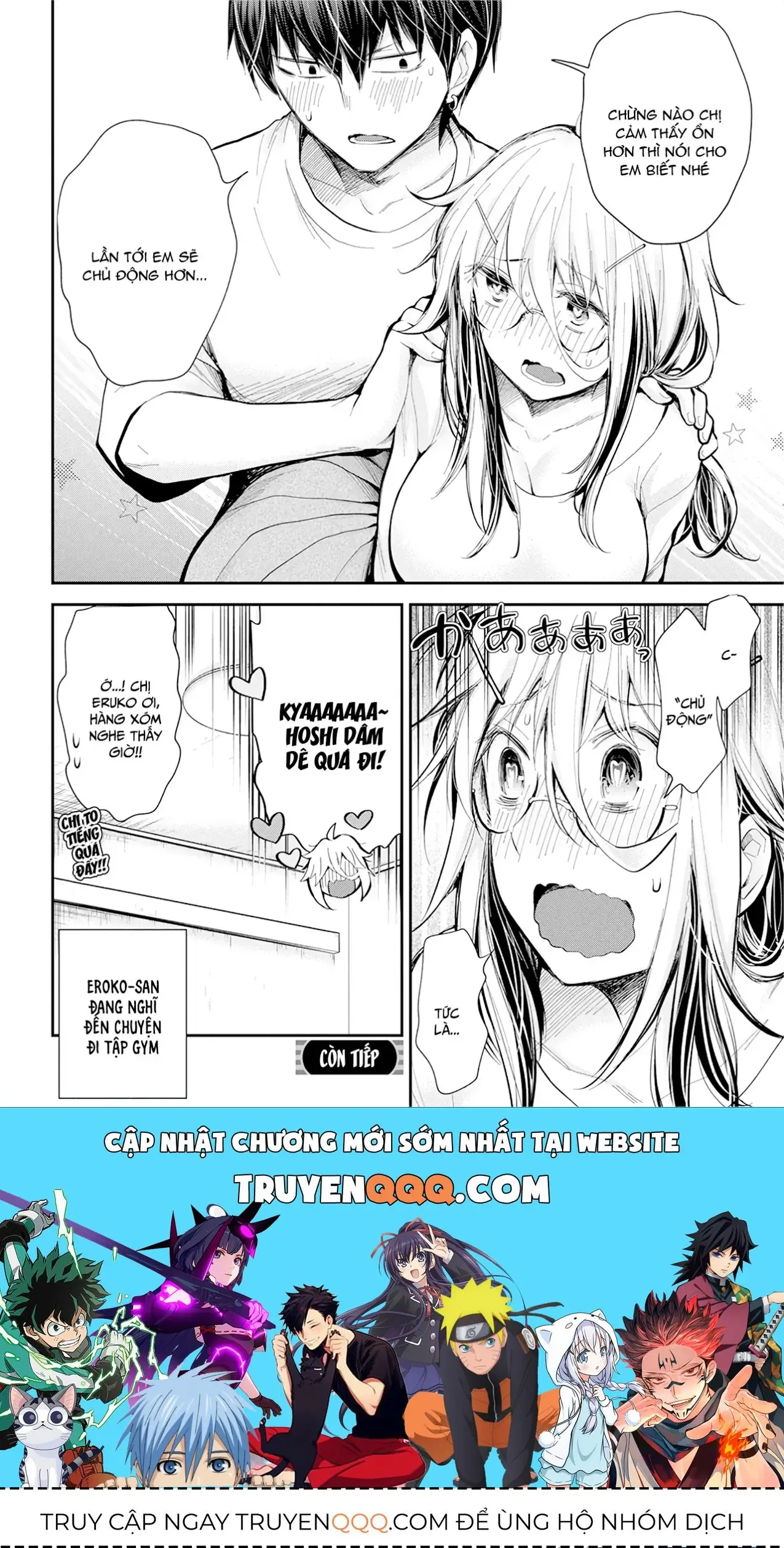 Shingeki No Eroko-San: Hen Na Oneesan Wa Danshi Kousei To Nakayoku Naritai Chapter 21 - Trang 21