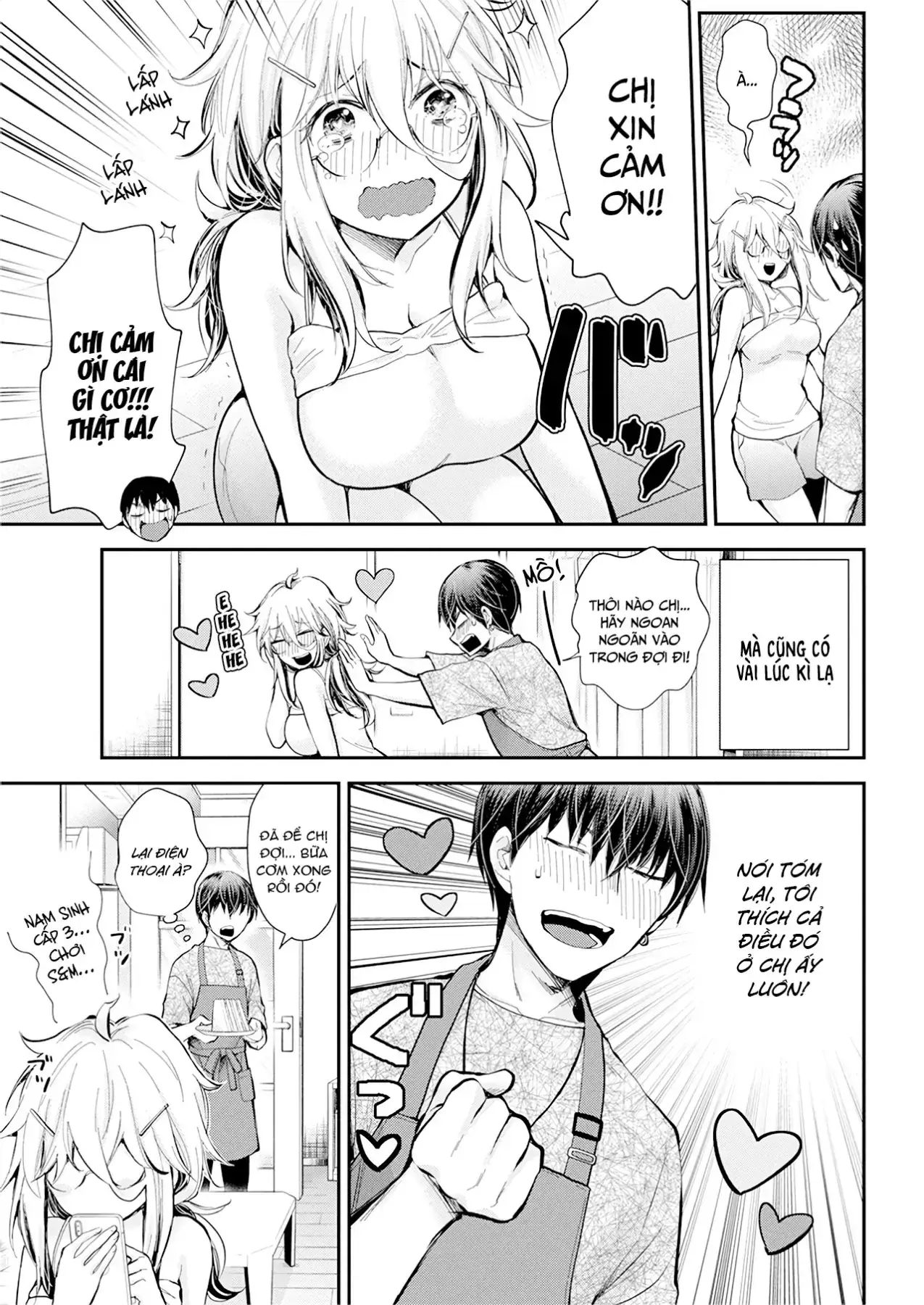 Shingeki No Eroko-San: Hen Na Oneesan Wa Danshi Kousei To Nakayoku Naritai Chapter 22 - Trang 10