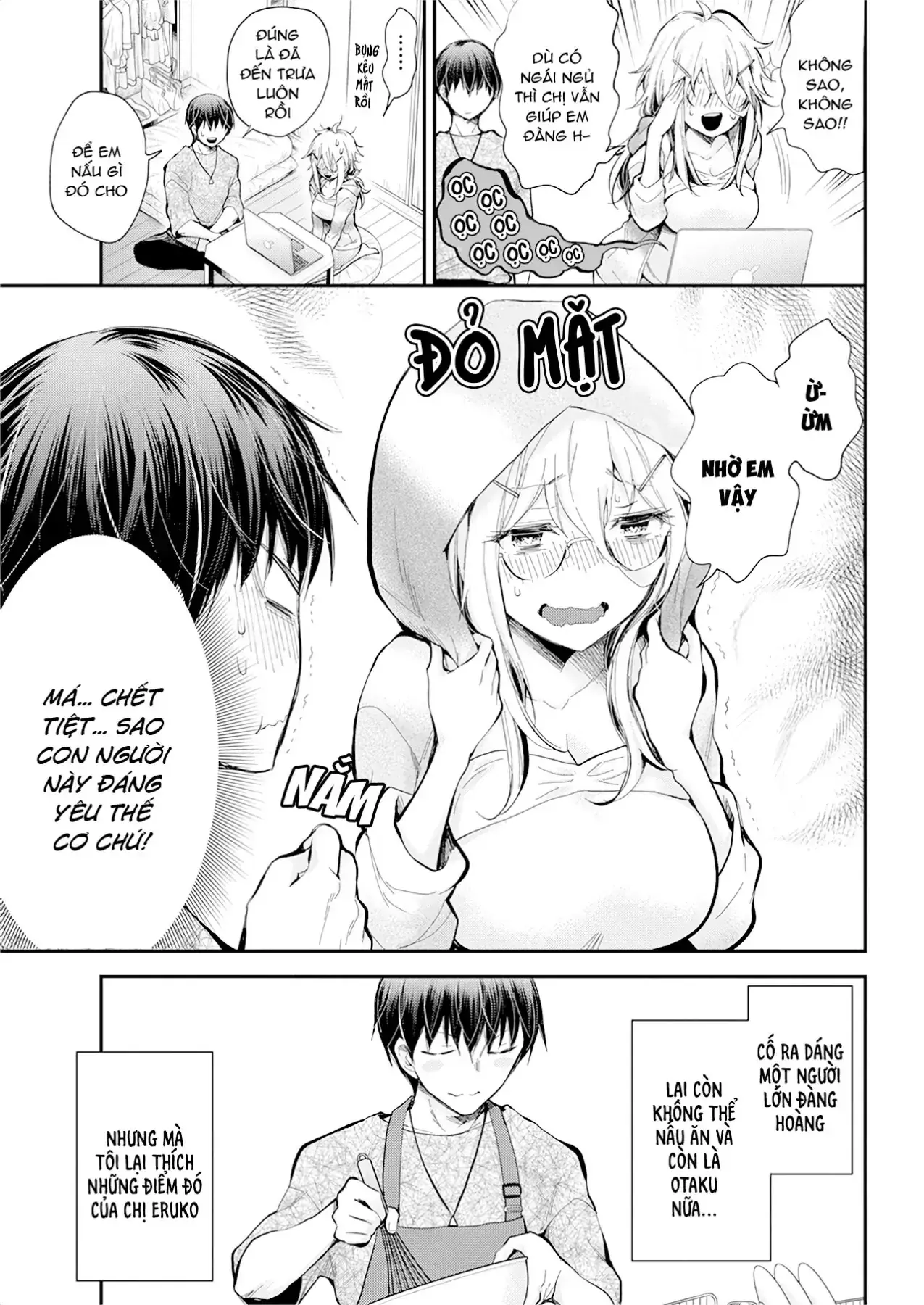 Shingeki No Eroko-San: Hen Na Oneesan Wa Danshi Kousei To Nakayoku Naritai Chapter 22 - Trang 8
