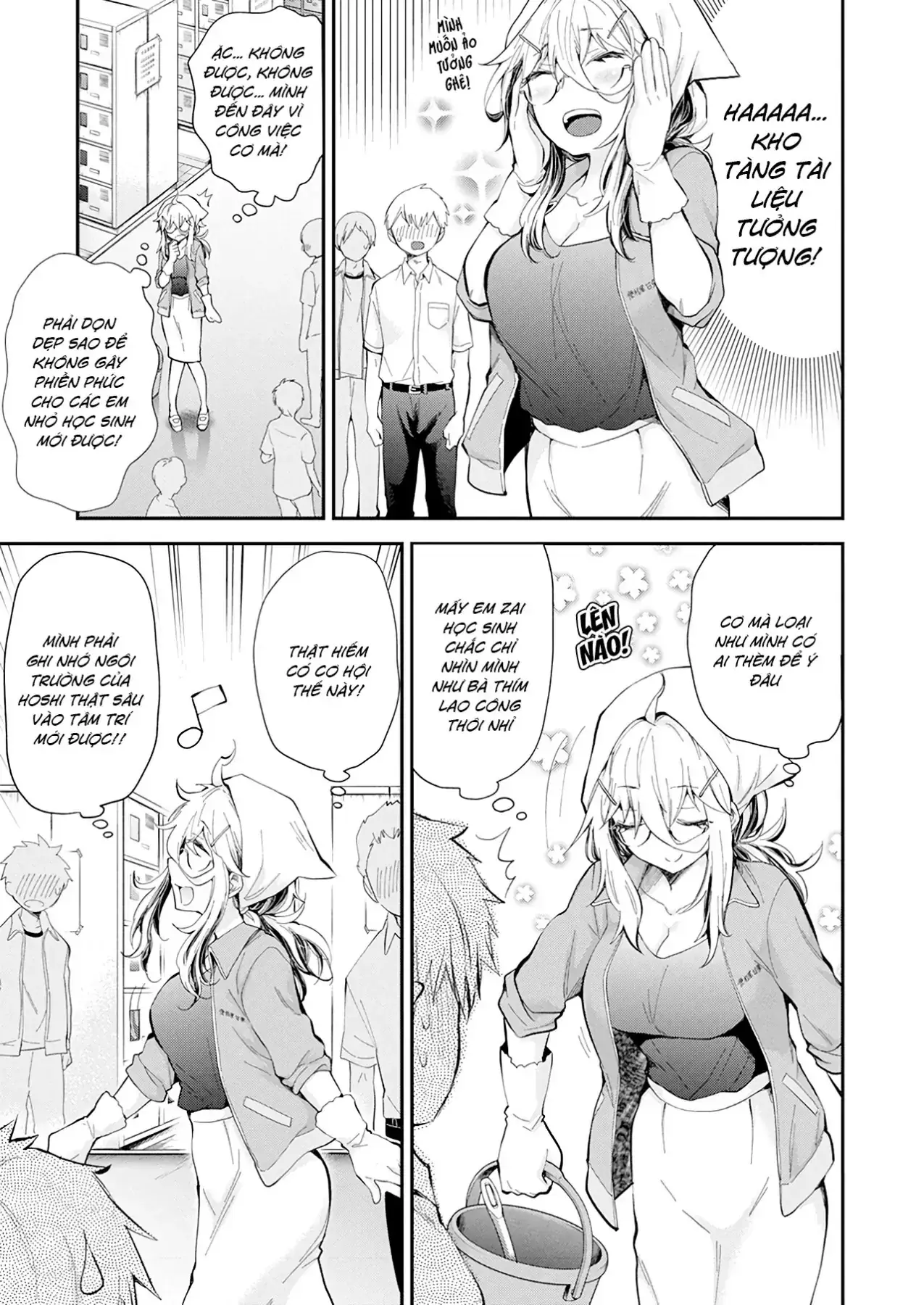 Shingeki No Eroko-San: Hen Na Oneesan Wa Danshi Kousei To Nakayoku Naritai Chapter 23 - Trang 13