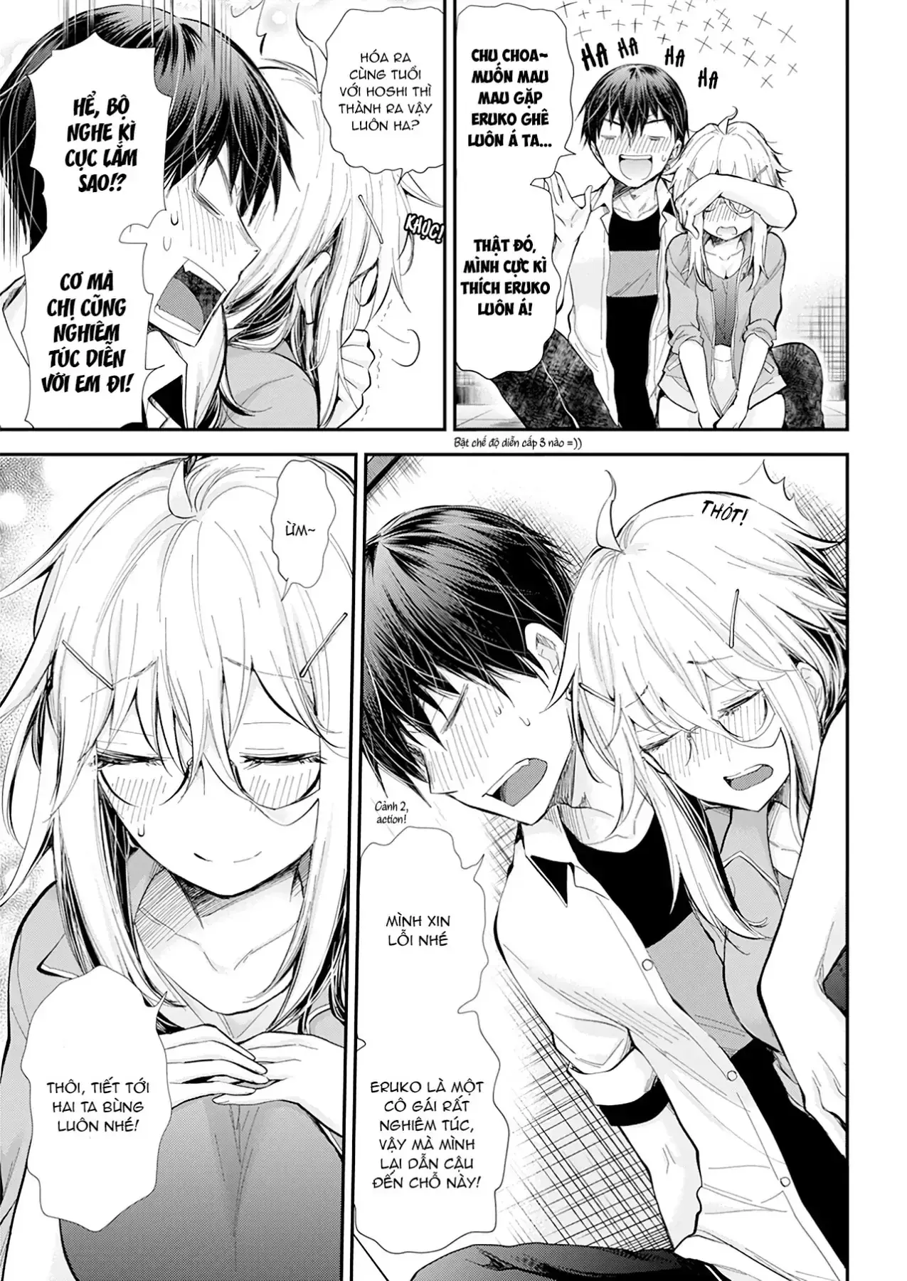 Shingeki No Eroko-San: Hen Na Oneesan Wa Danshi Kousei To Nakayoku Naritai Chapter 24 - Trang 18