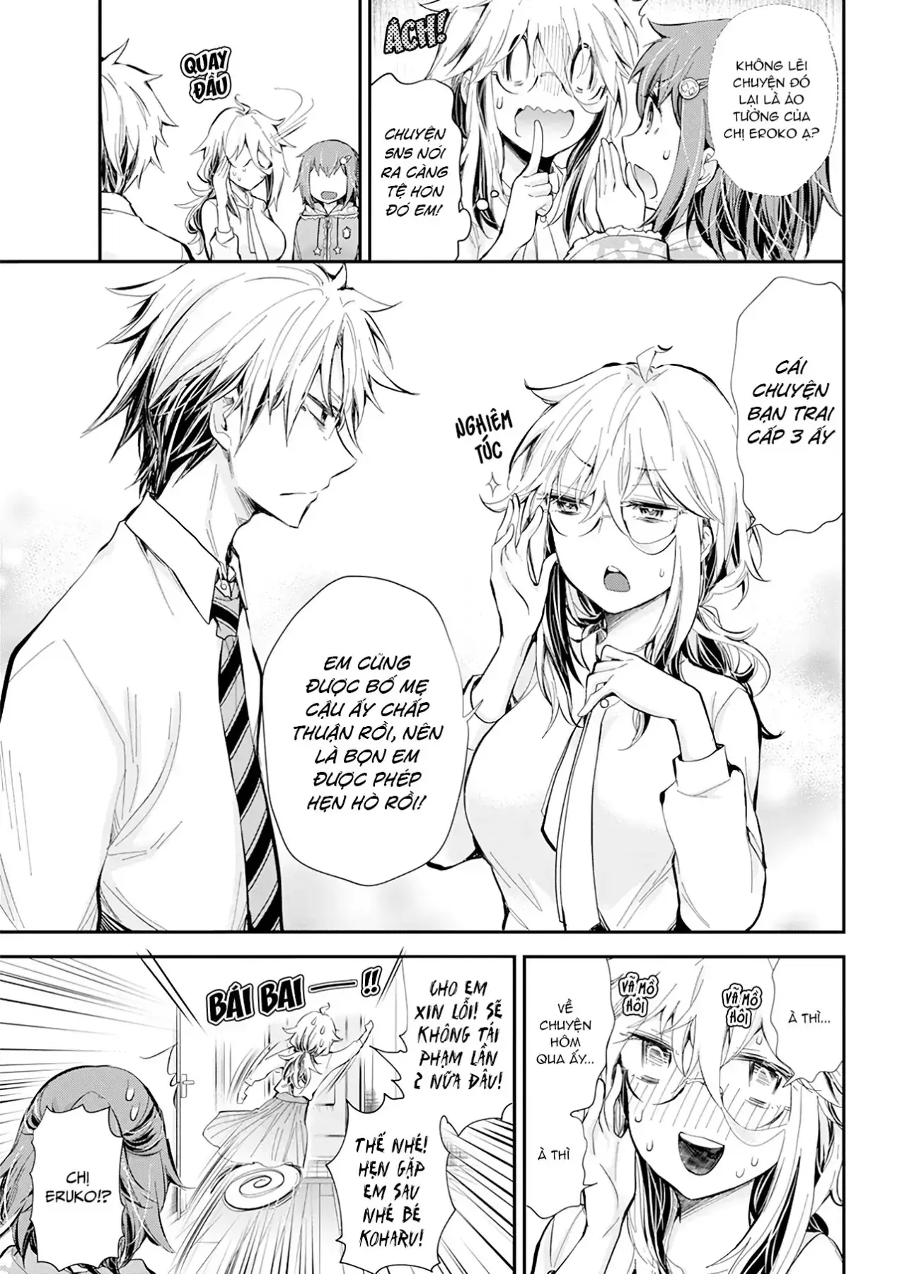 Shingeki No Eroko-San: Hen Na Oneesan Wa Danshi Kousei To Nakayoku Naritai Chapter 27 - Trang 18