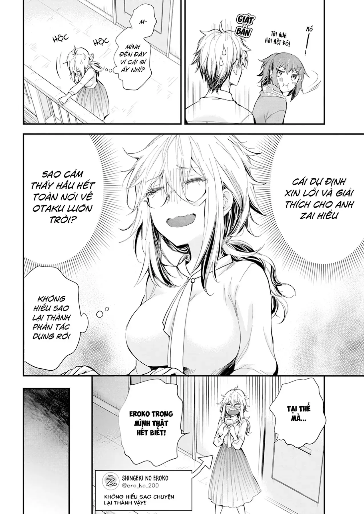 Shingeki No Eroko-San: Hen Na Oneesan Wa Danshi Kousei To Nakayoku Naritai Chapter 27 - Trang 19