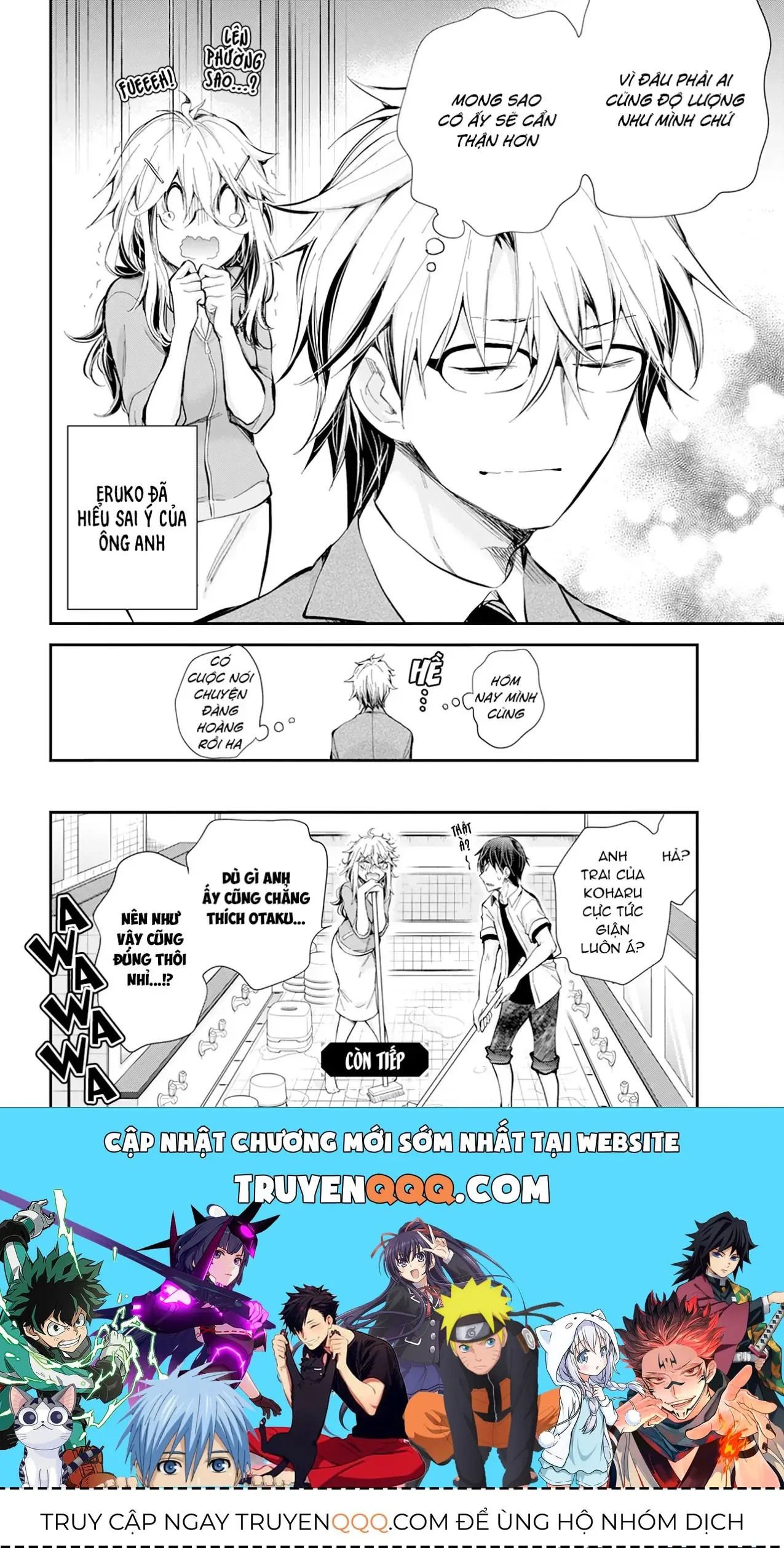 Shingeki No Eroko-San: Hen Na Oneesan Wa Danshi Kousei To Nakayoku Naritai Chapter 28 - Trang 21