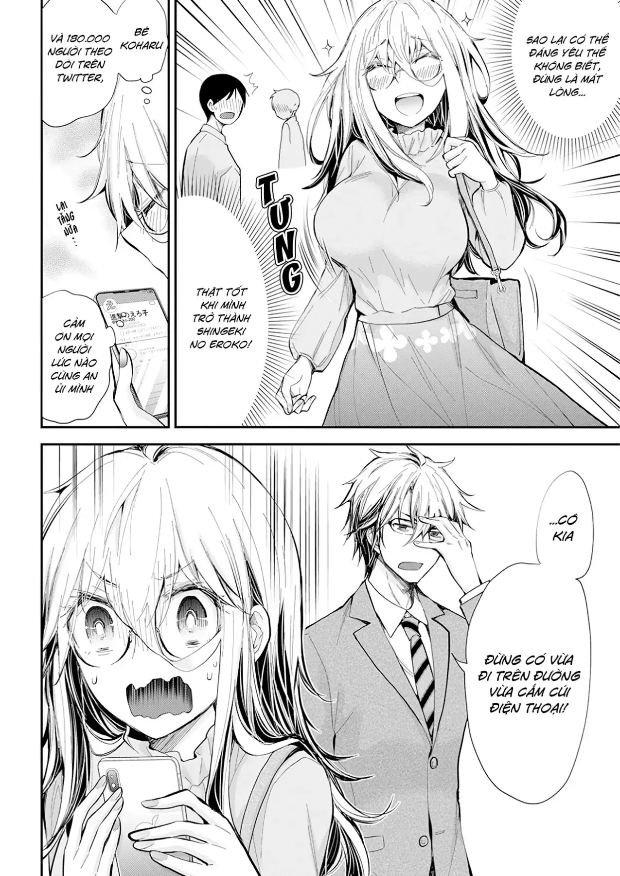 Shingeki No Eroko-San: Hen Na Oneesan Wa Danshi Kousei To Nakayoku Naritai Chapter 29 - Trang 10