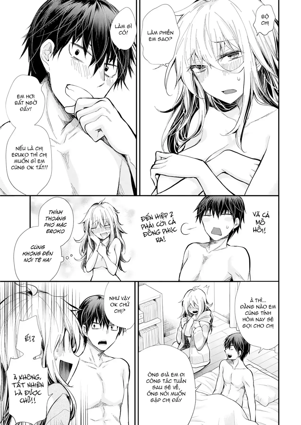Shingeki No Eroko-San: Hen Na Oneesan Wa Danshi Kousei To Nakayoku Naritai Chapter 29 - Trang 21