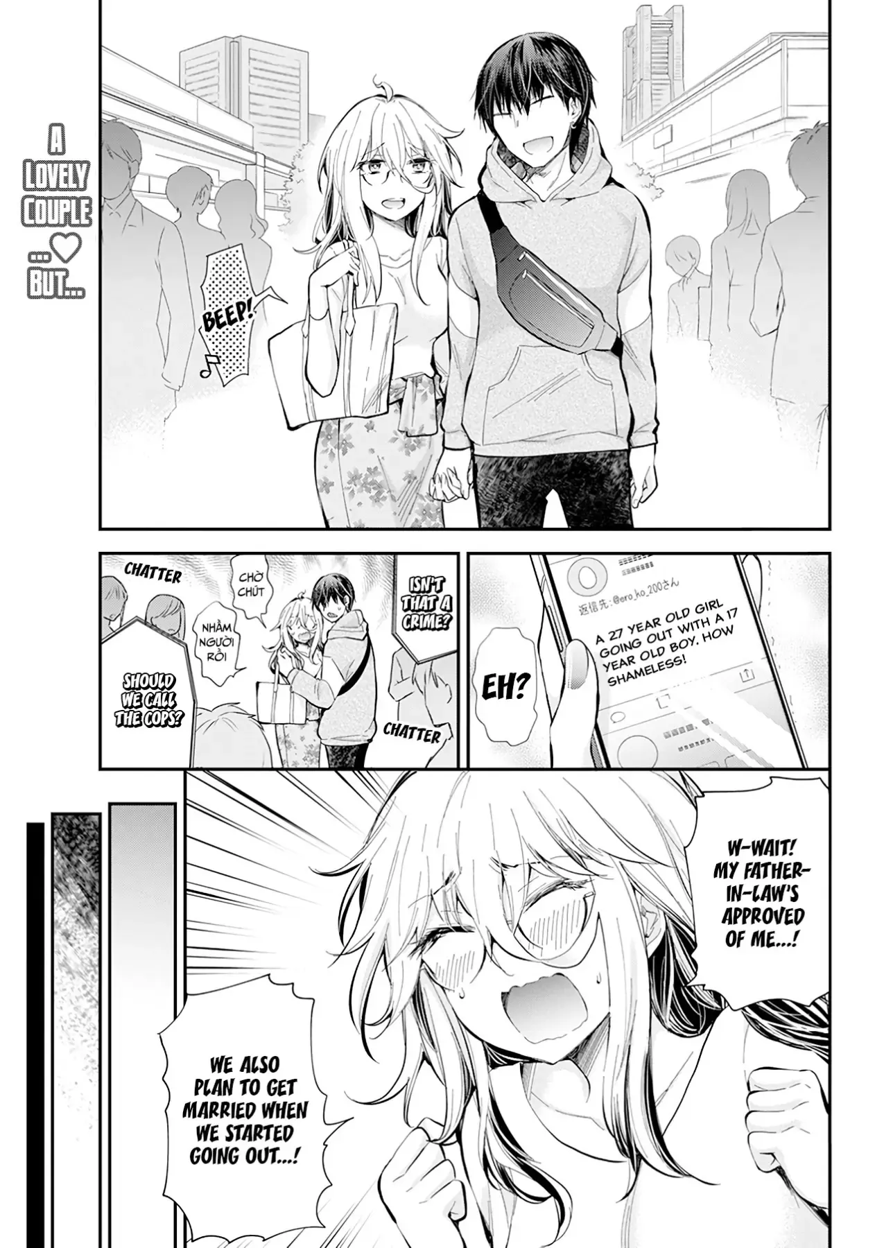 Shingeki No Eroko-San: Hen Na Oneesan Wa Danshi Kousei To Nakayoku Naritai Chapter 29 - Trang 3