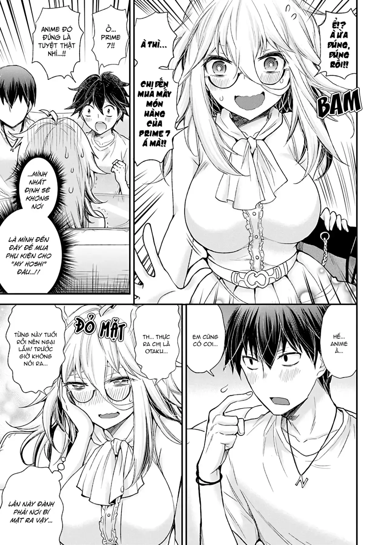 Shingeki No Eroko-San: Hen Na Oneesan Wa Danshi Kousei To Nakayoku Naritai Chapter 3 - Trang 10