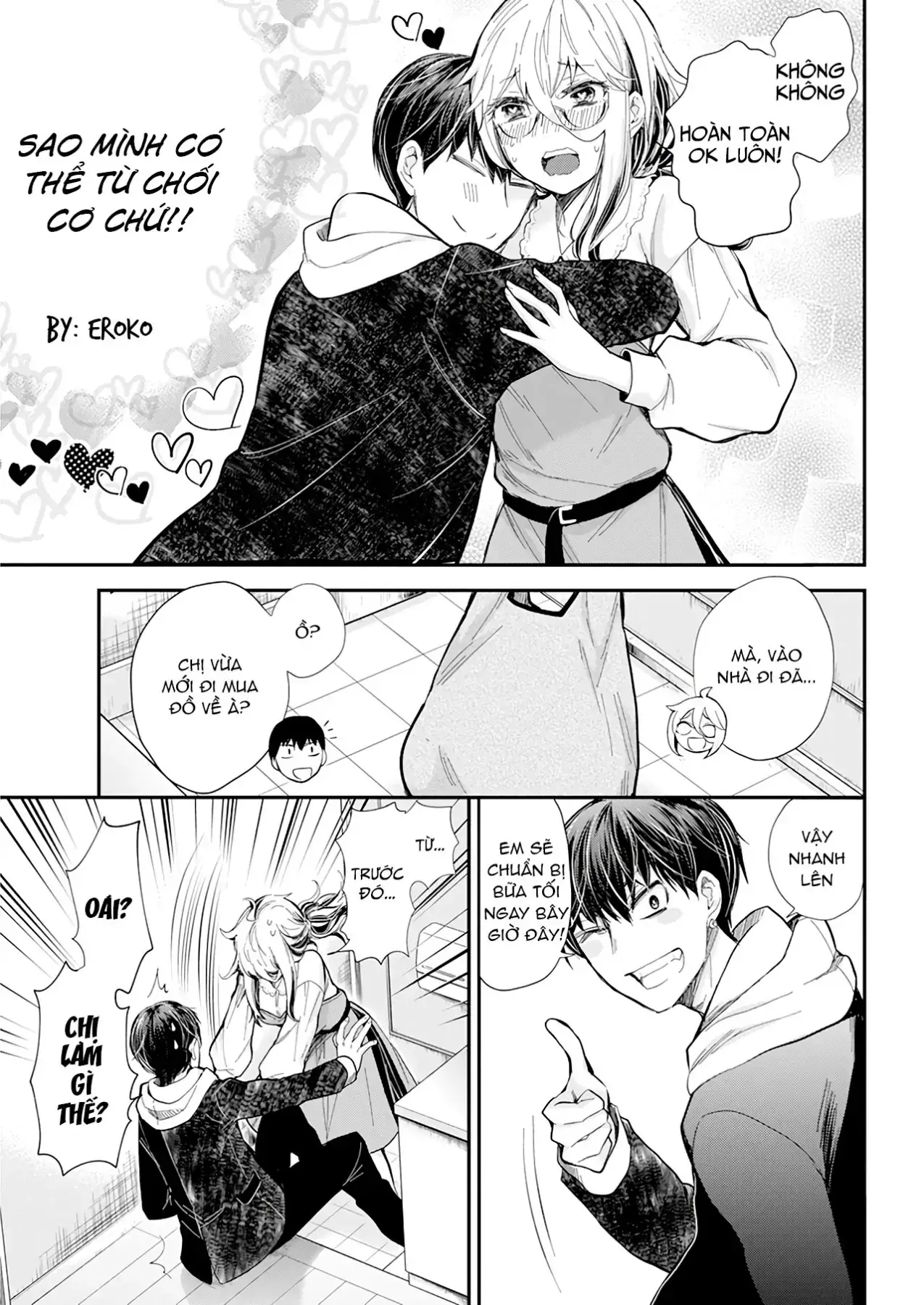 Shingeki No Eroko-San: Hen Na Oneesan Wa Danshi Kousei To Nakayoku Naritai Chapter 30 - Trang 19