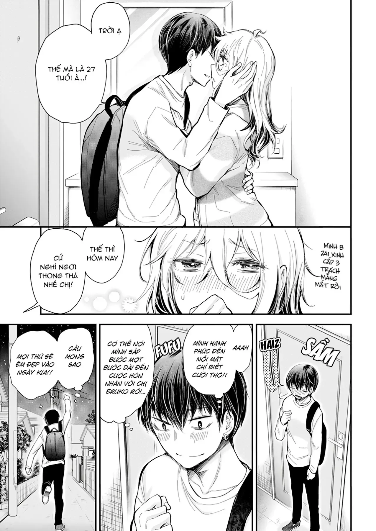Shingeki No Eroko-San: Hen Na Oneesan Wa Danshi Kousei To Nakayoku Naritai Chapter 30 - Trang 9
