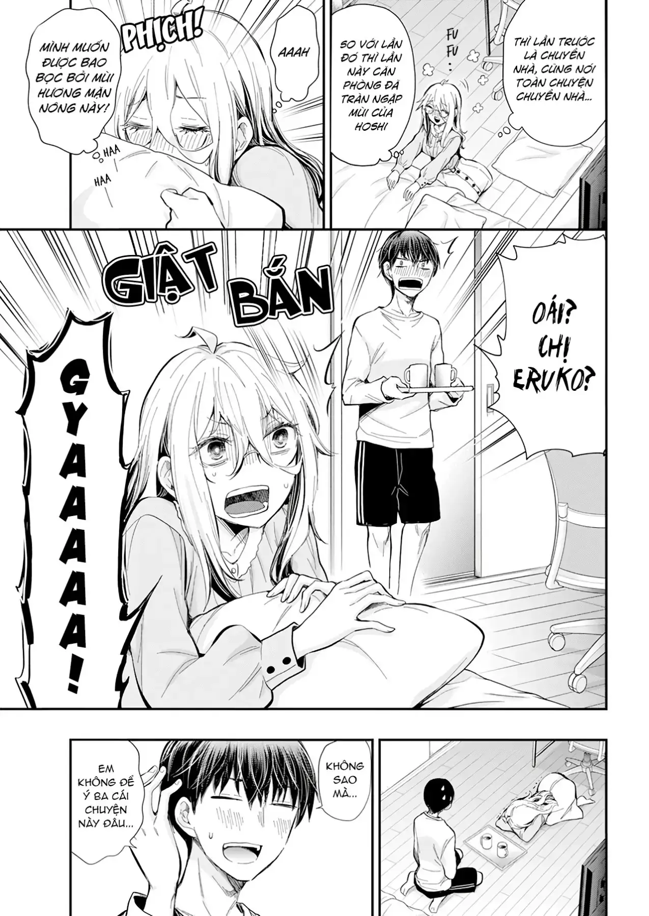 Shingeki No Eroko-San: Hen Na Oneesan Wa Danshi Kousei To Nakayoku Naritai Chapter 31 - Trang 6