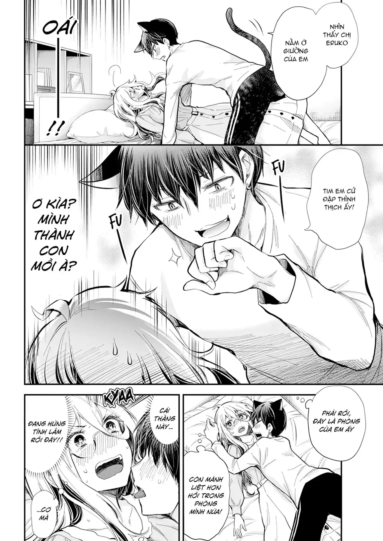 Shingeki No Eroko-San: Hen Na Oneesan Wa Danshi Kousei To Nakayoku Naritai Chapter 31 - Trang 9