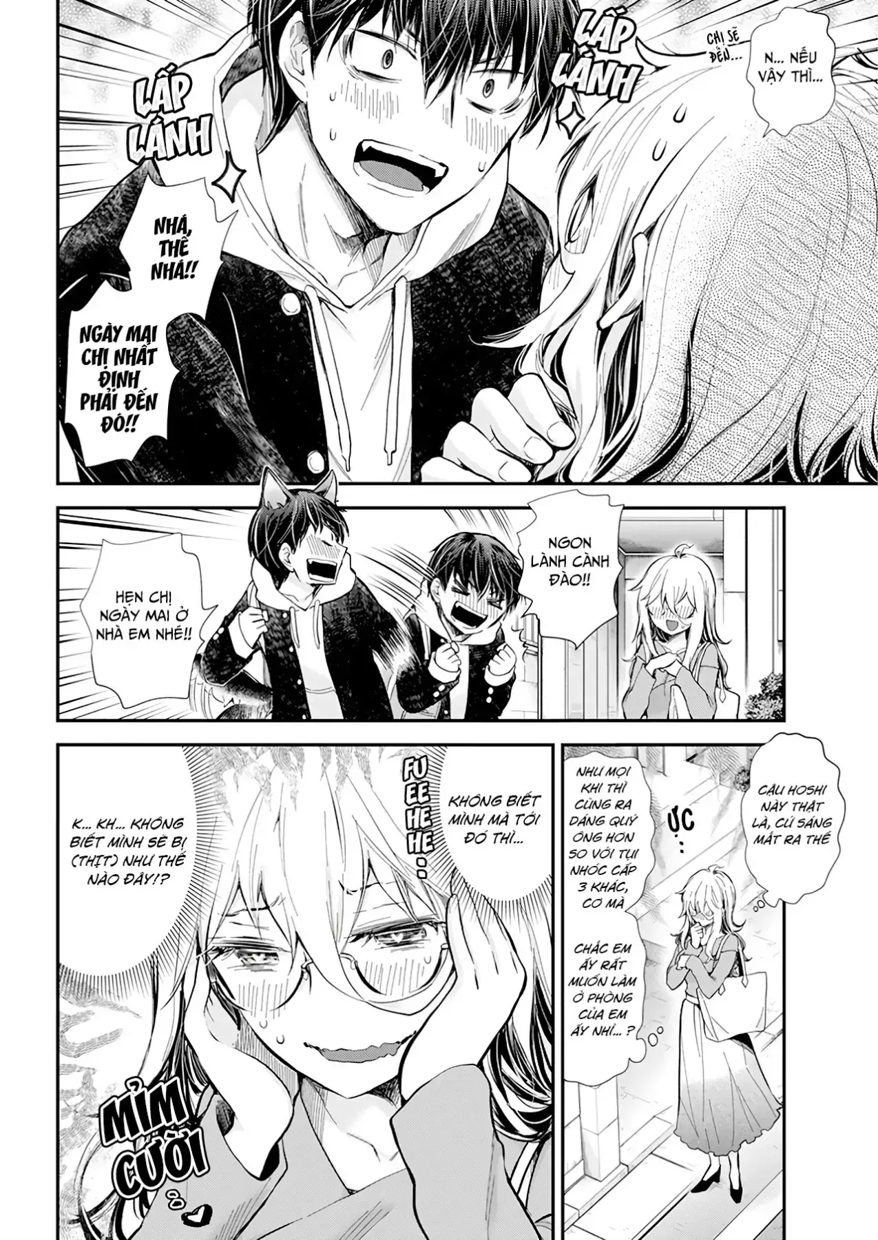 Shingeki No Eroko-San: Hen Na Oneesan Wa Danshi Kousei To Nakayoku Naritai Chapter 32 - Trang 7