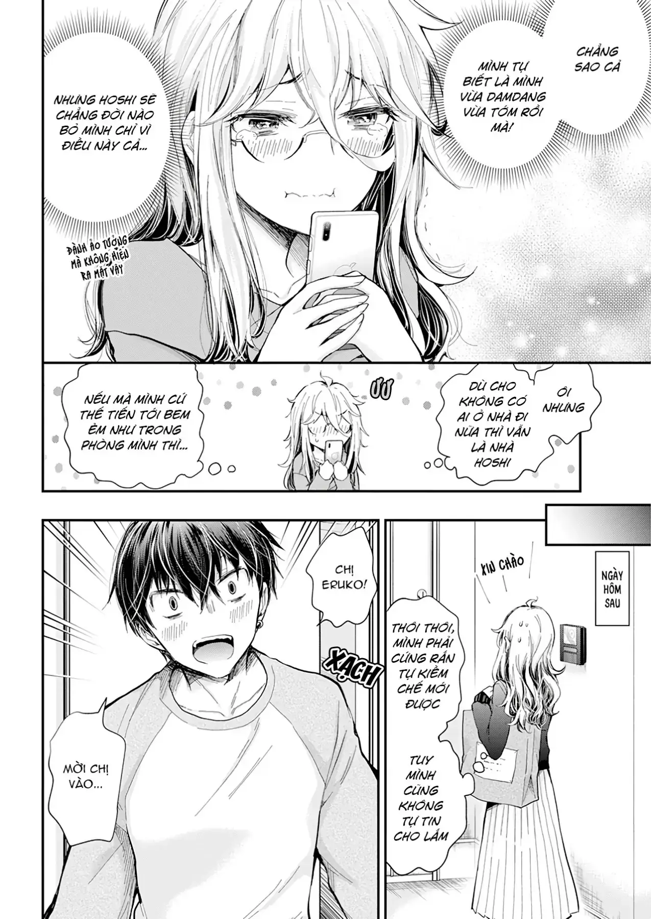 Shingeki No Eroko-San: Hen Na Oneesan Wa Danshi Kousei To Nakayoku Naritai Chapter 32 - Trang 9