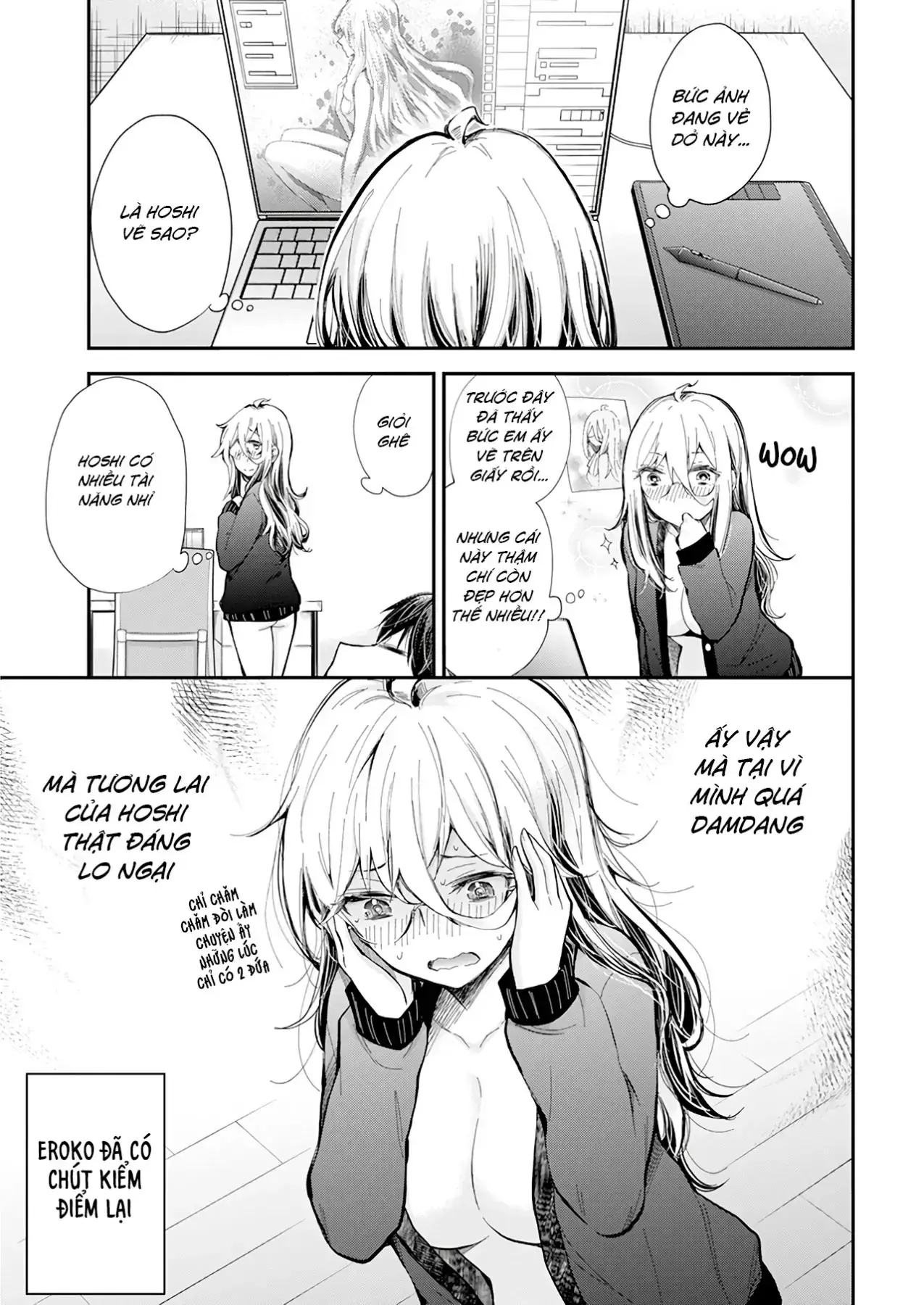 Shingeki No Eroko-San: Hen Na Oneesan Wa Danshi Kousei To Nakayoku Naritai Chapter 33 - Trang 10