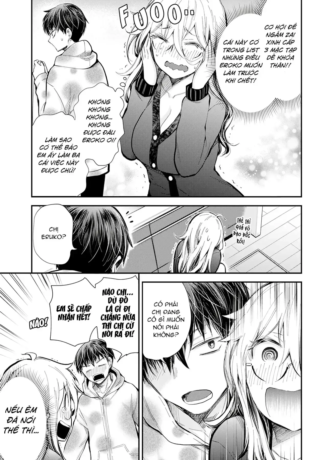 Shingeki No Eroko-San: Hen Na Oneesan Wa Danshi Kousei To Nakayoku Naritai Chapter 33 - Trang 16