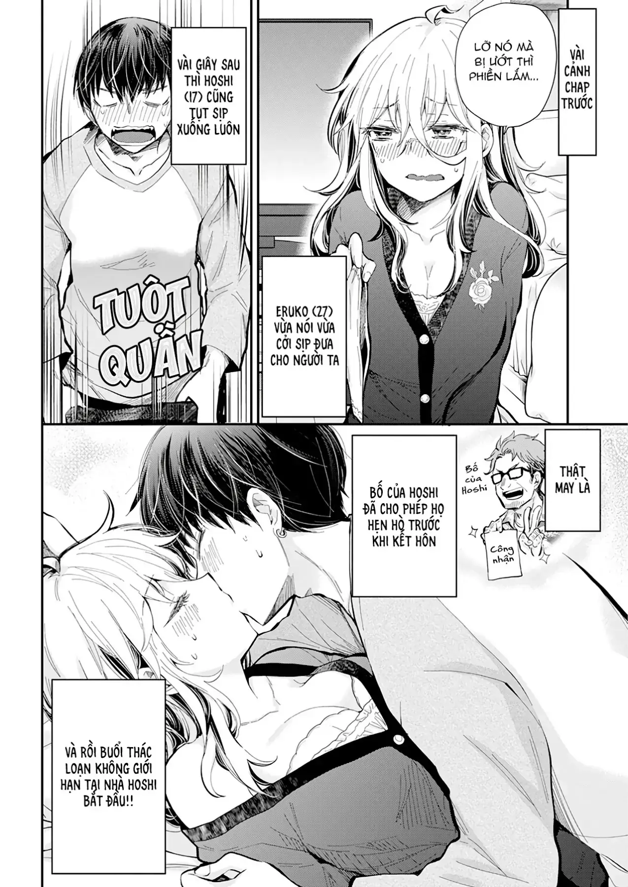 Shingeki No Eroko-San: Hen Na Oneesan Wa Danshi Kousei To Nakayoku Naritai Chapter 33 - Trang 3