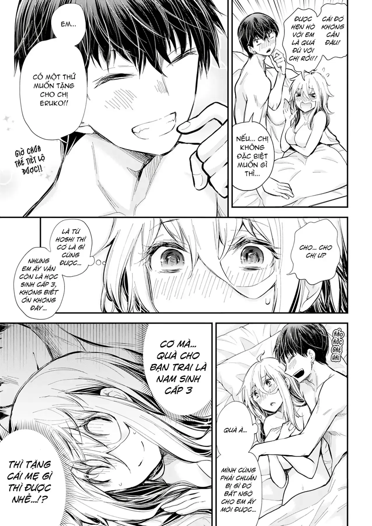 Shingeki No Eroko-San: Hen Na Oneesan Wa Danshi Kousei To Nakayoku Naritai Chapter 34 - Trang 6